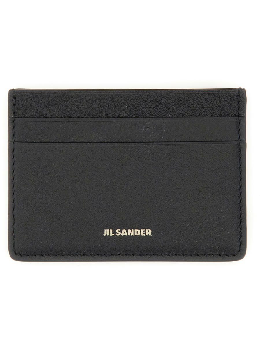 Shop Jil Sander Card Holder With Logo