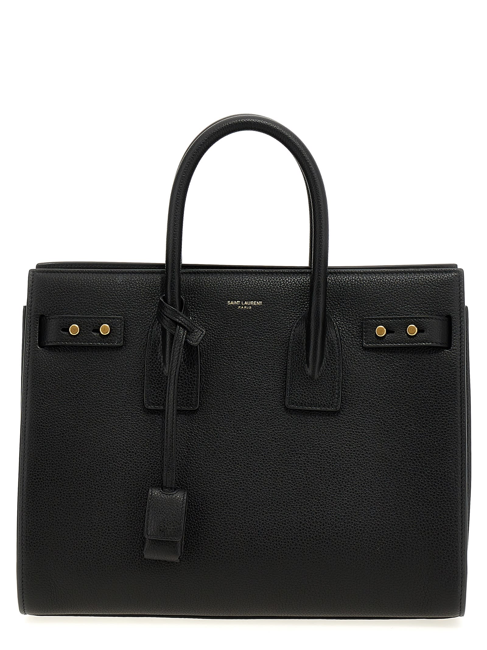 Saint Laurent Sac De Jour Small Handbag In Black