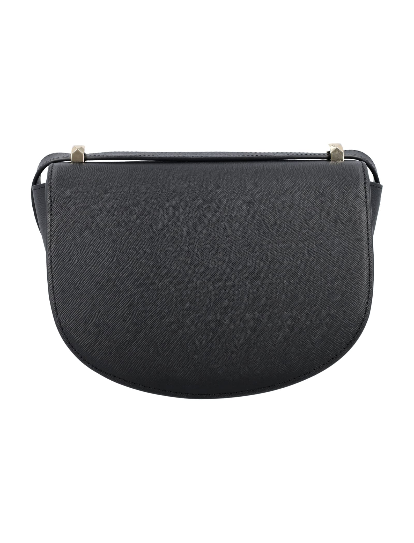 Shop Apc Genève Saffiano Bag In Black