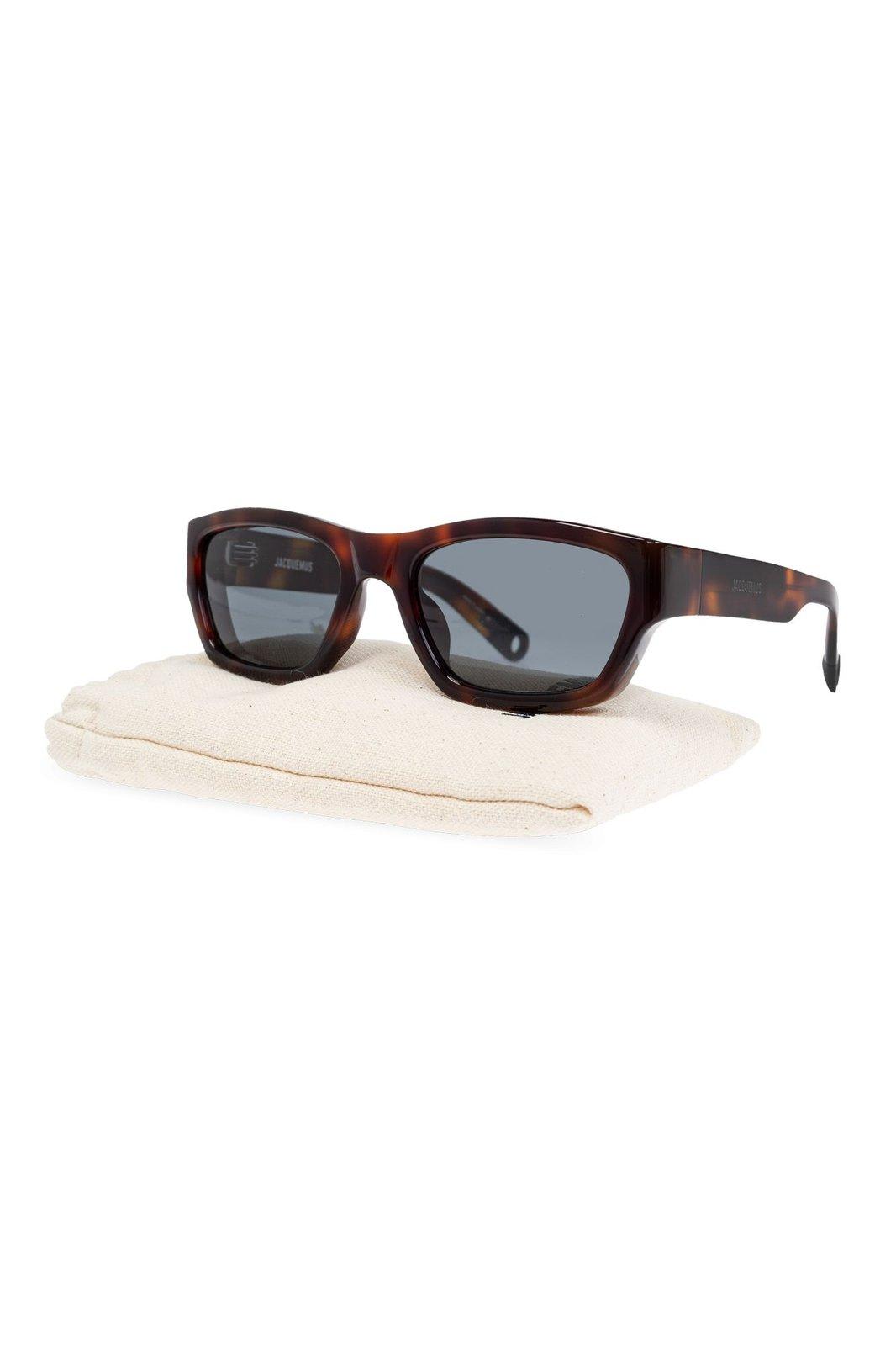 JACQUEMUS LES LUNETTES MERIDIANO TRAPEZOID SUNGLASSES SUNGLASSES