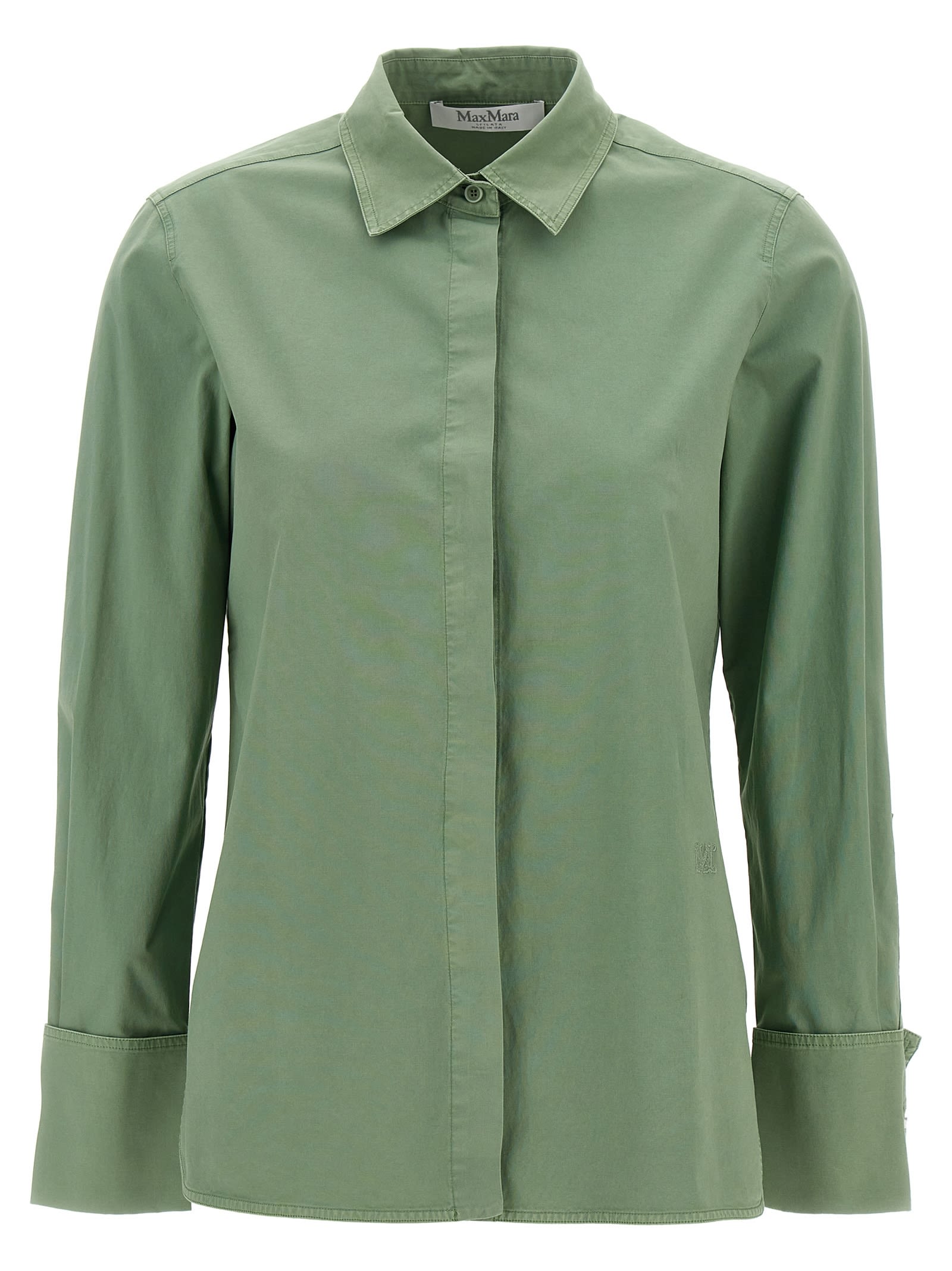 Shop Max Mara Francia Shirt In Green