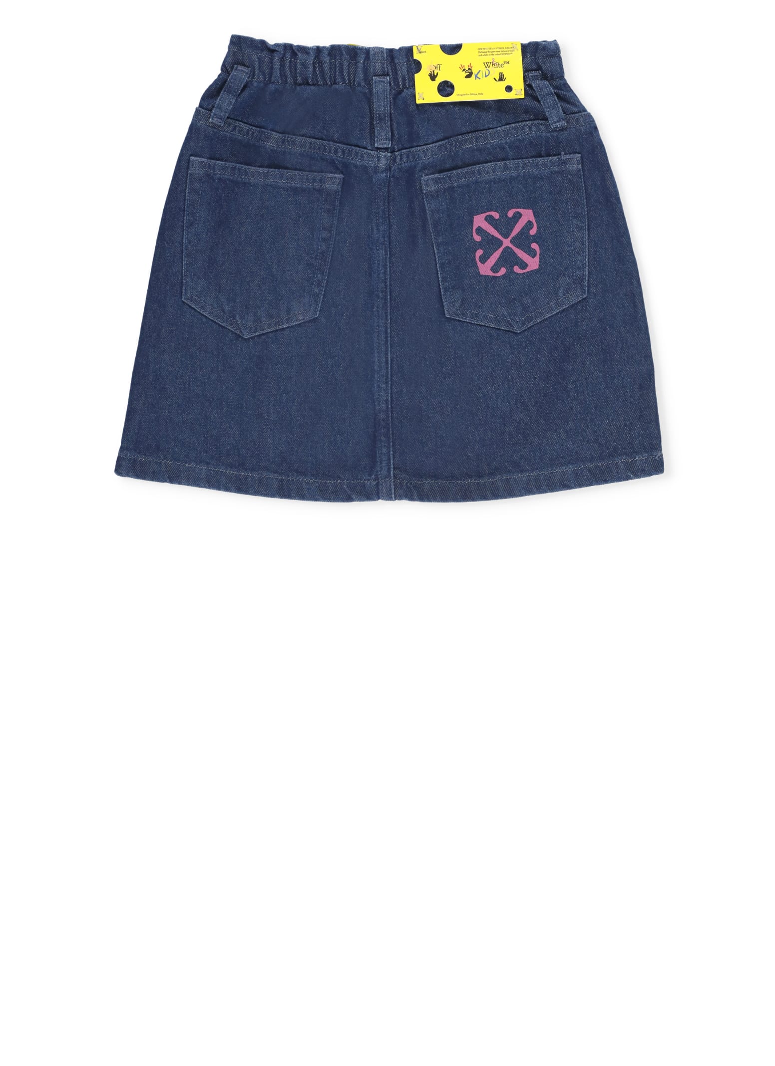 Shop Off-white Off Stamp Plain Skirt In Blue