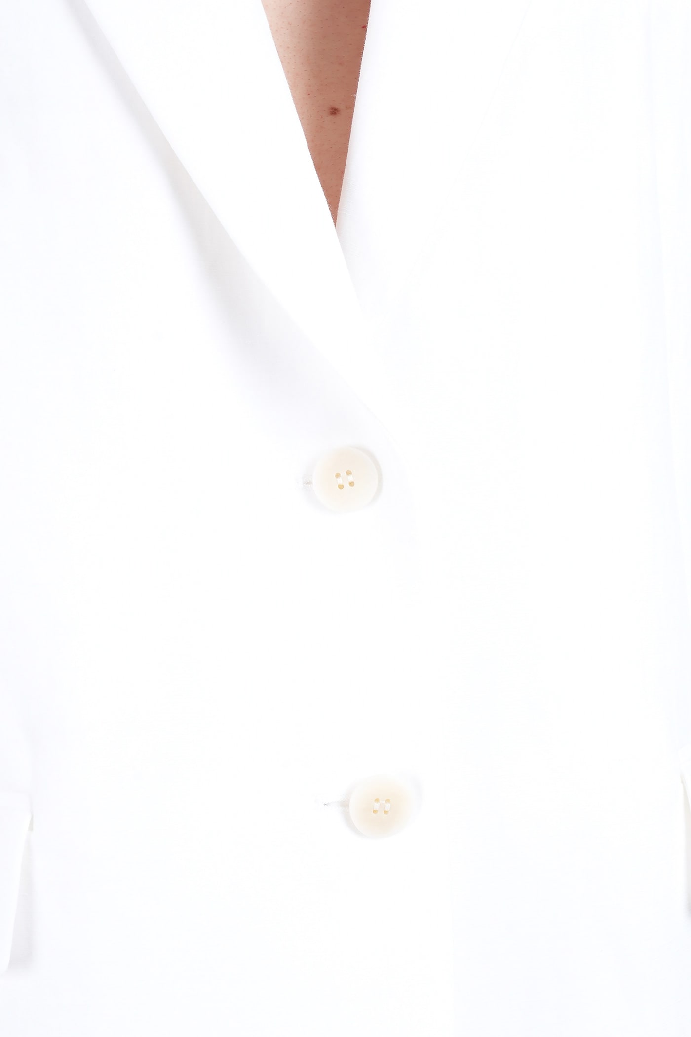 MAGDA BUTRYM BLAZER 01 BLAZER IN WHITE VISCOSE