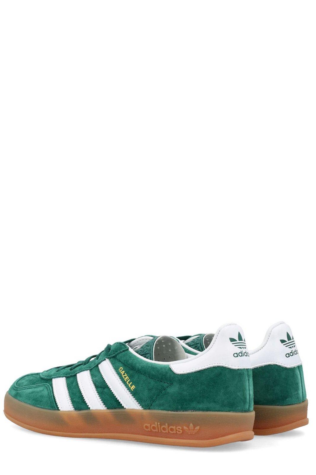 Adidas Originals Low Top Suede Sneakers With Rubber Sole In Cgreen/ftwwht/gum2