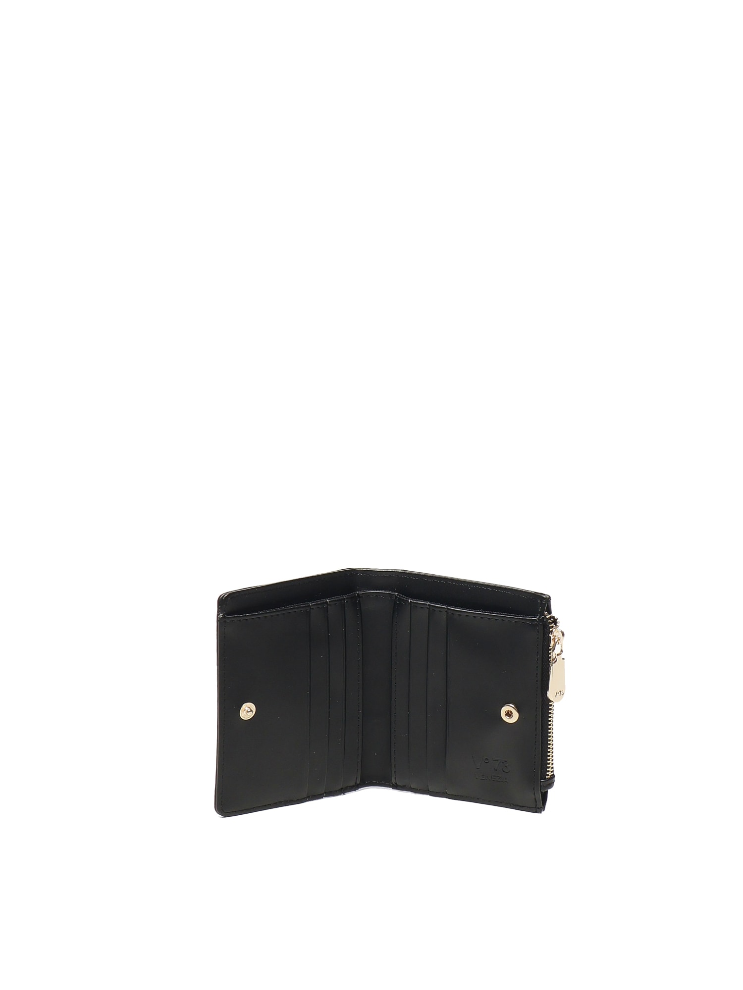 V73 Logo Wallet In Black
