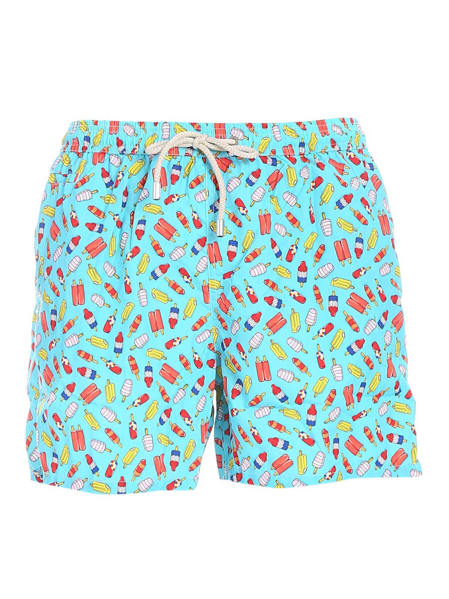 Mc2 Saint Barth Lighting Micro Fantasy Light Blue Swim Trunks | ModeSens