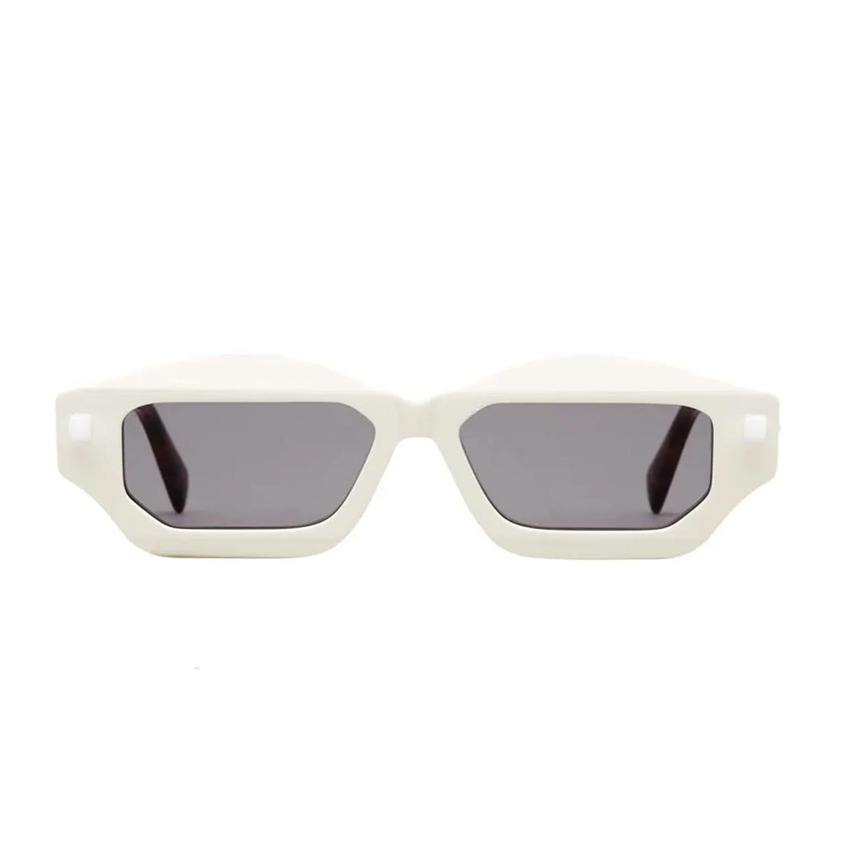 Shop Kuboraum Maske Q6 Iy Sunglasses In Bianco
