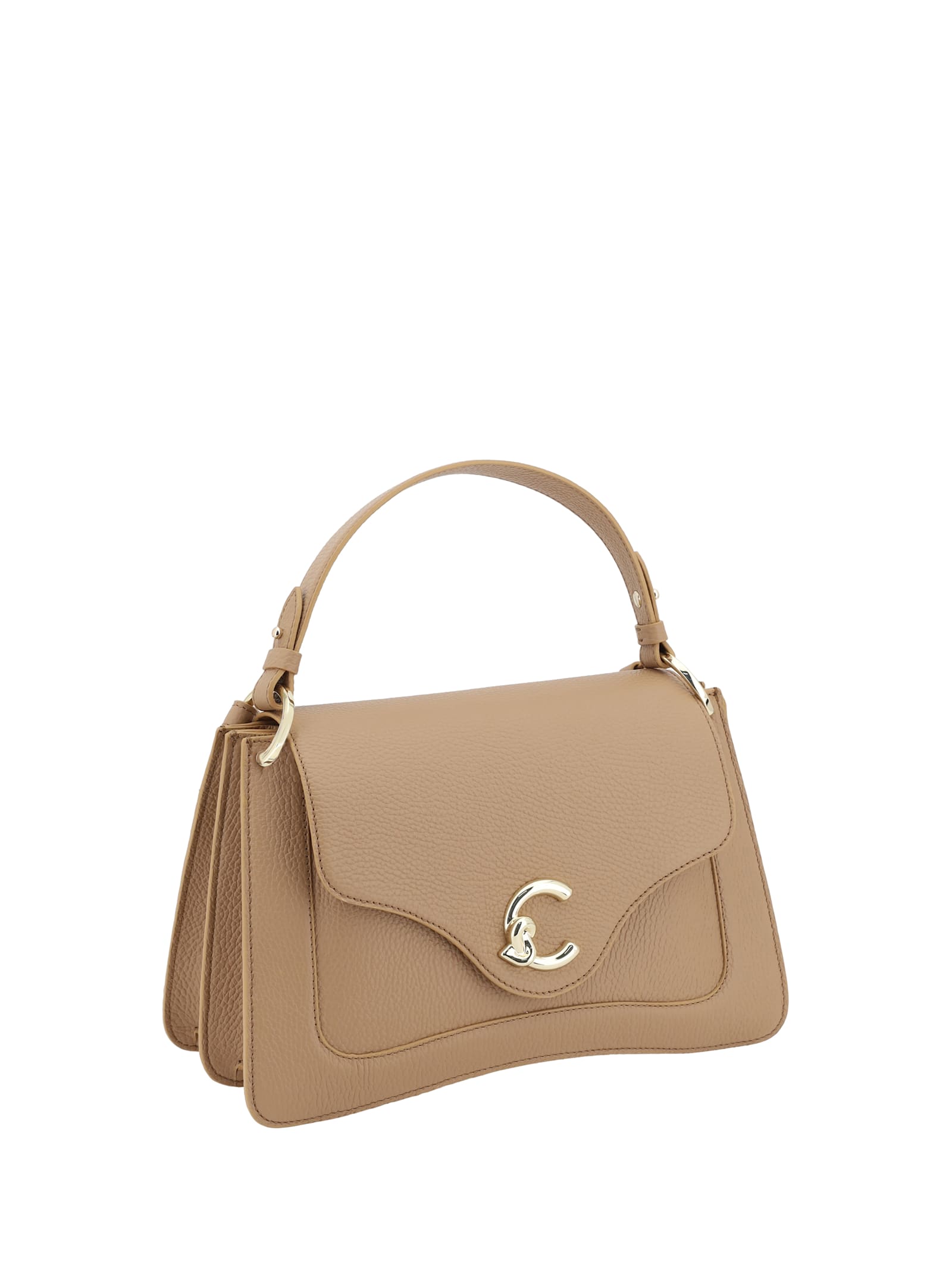 Coccinelle C-me Handbag In Sand