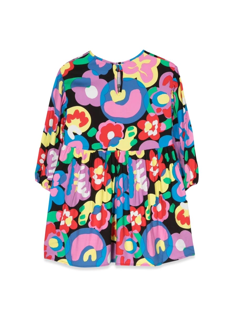 Shop Stella Mccartney M/l Patterned Dress In Multicolour
