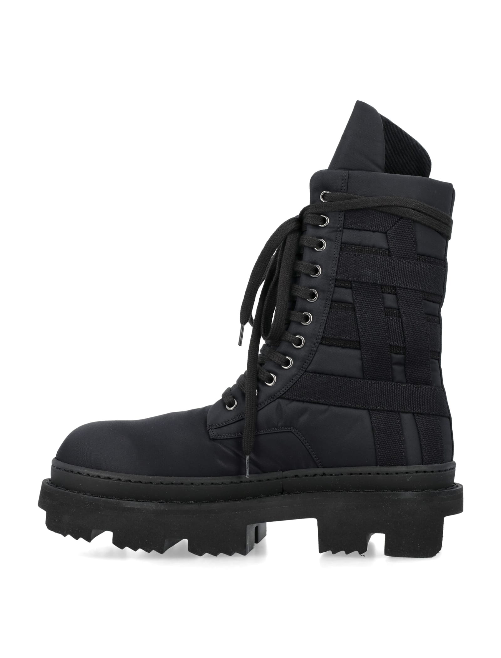 Shop Drkshdw Army Megatooth Ankle Boot In Black