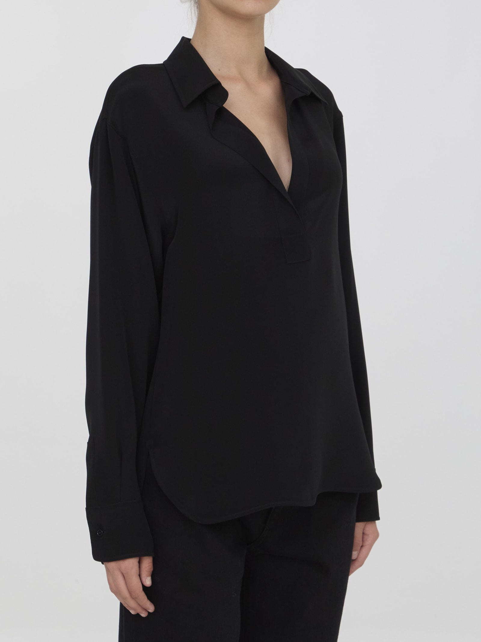 Shop Max Mara Zanzero Shirt In Black