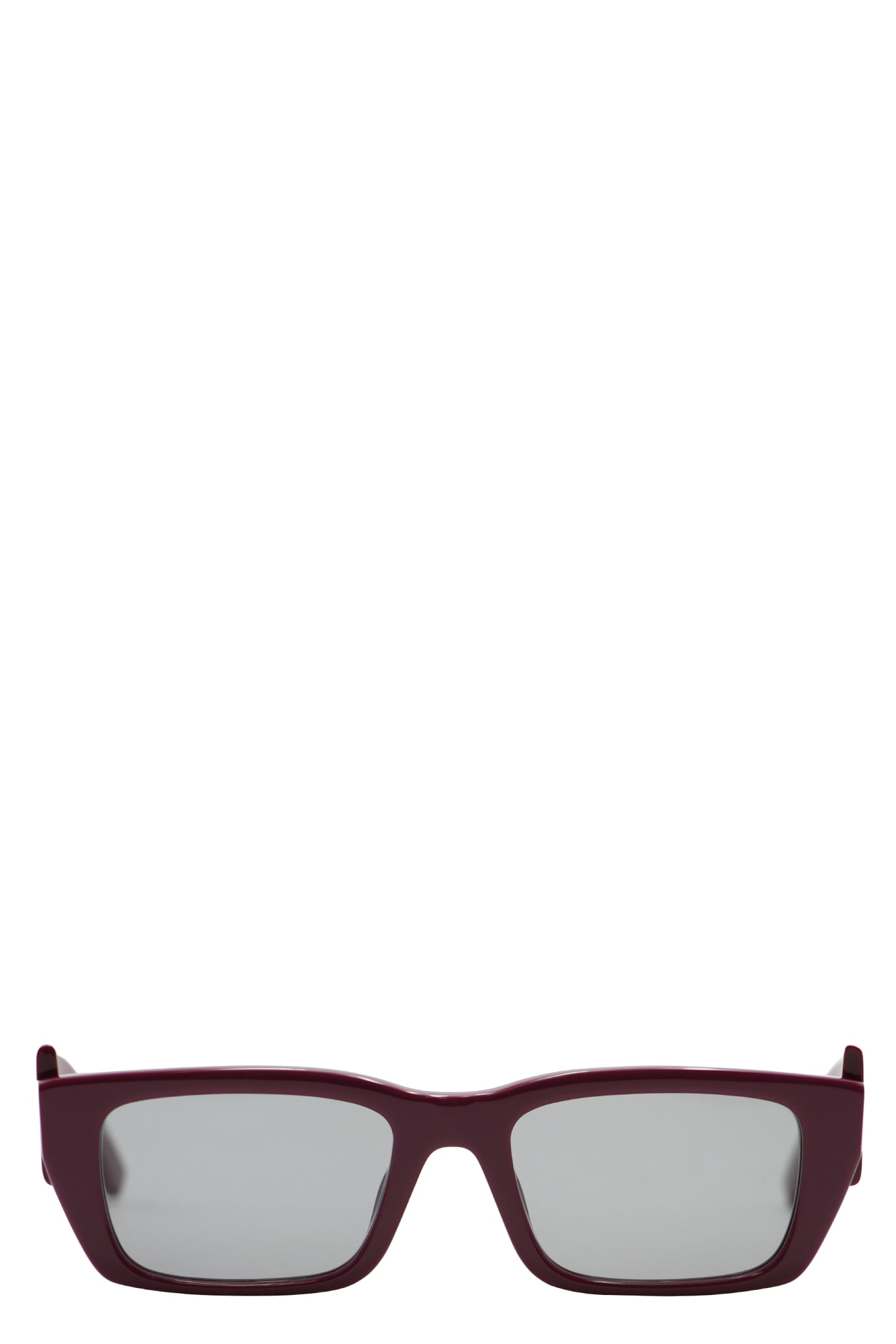 Shop Palm Angels Rectangular Frame Sunglasses In Purple