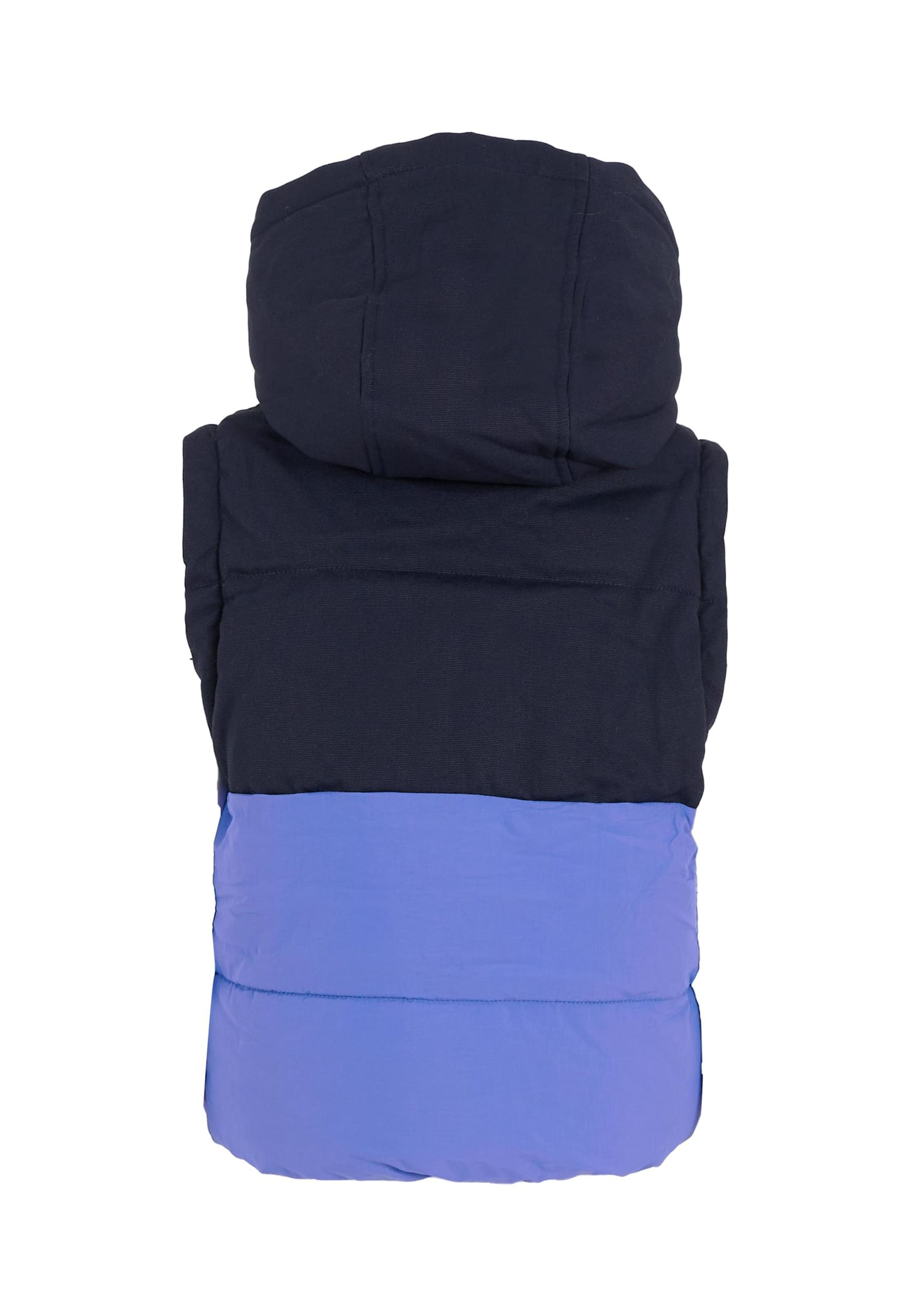 Timberland Blue Down Jacket For Boy With Patch In Blue