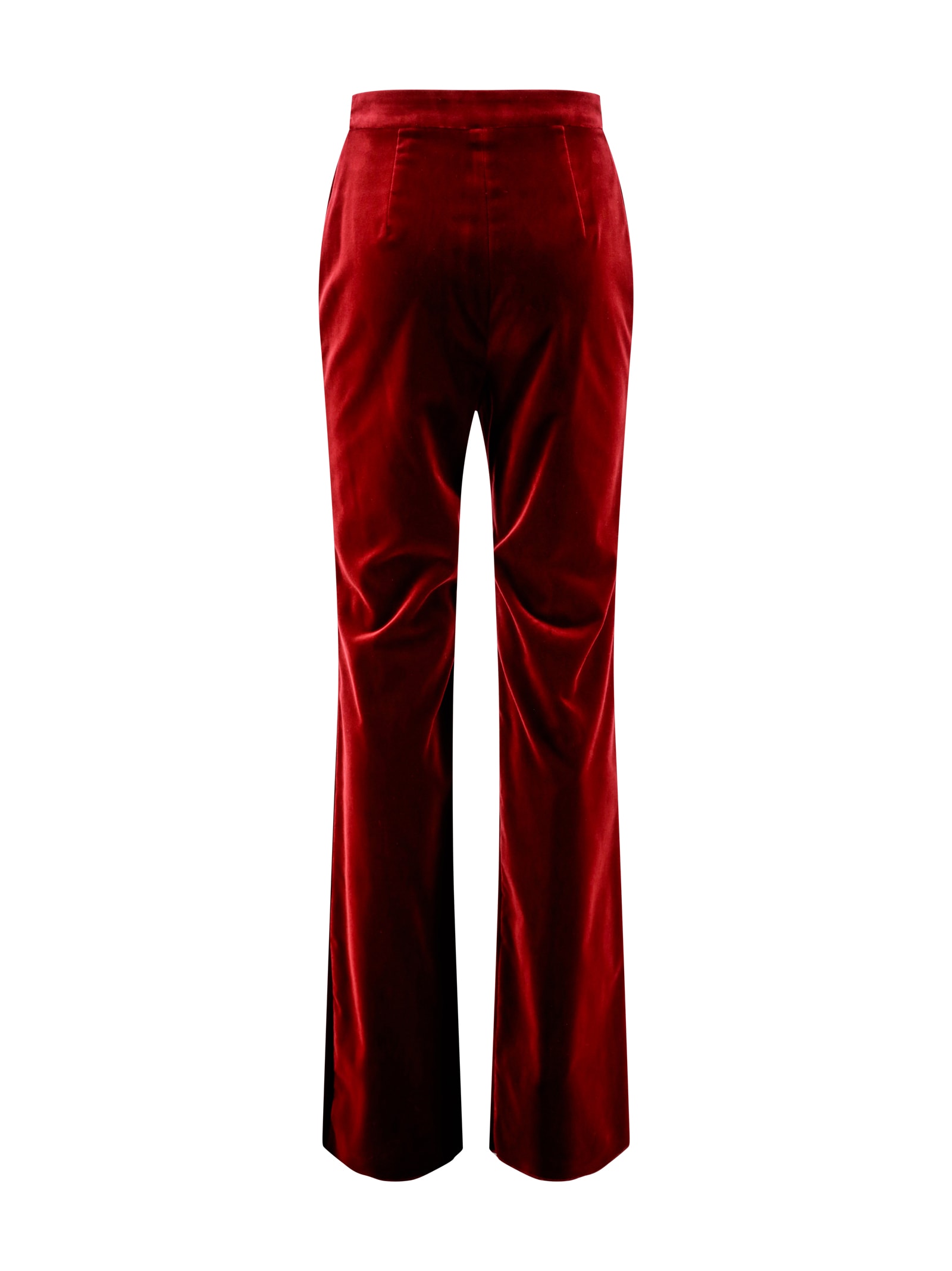 Shop Max Mara Soft Velvet Trousers