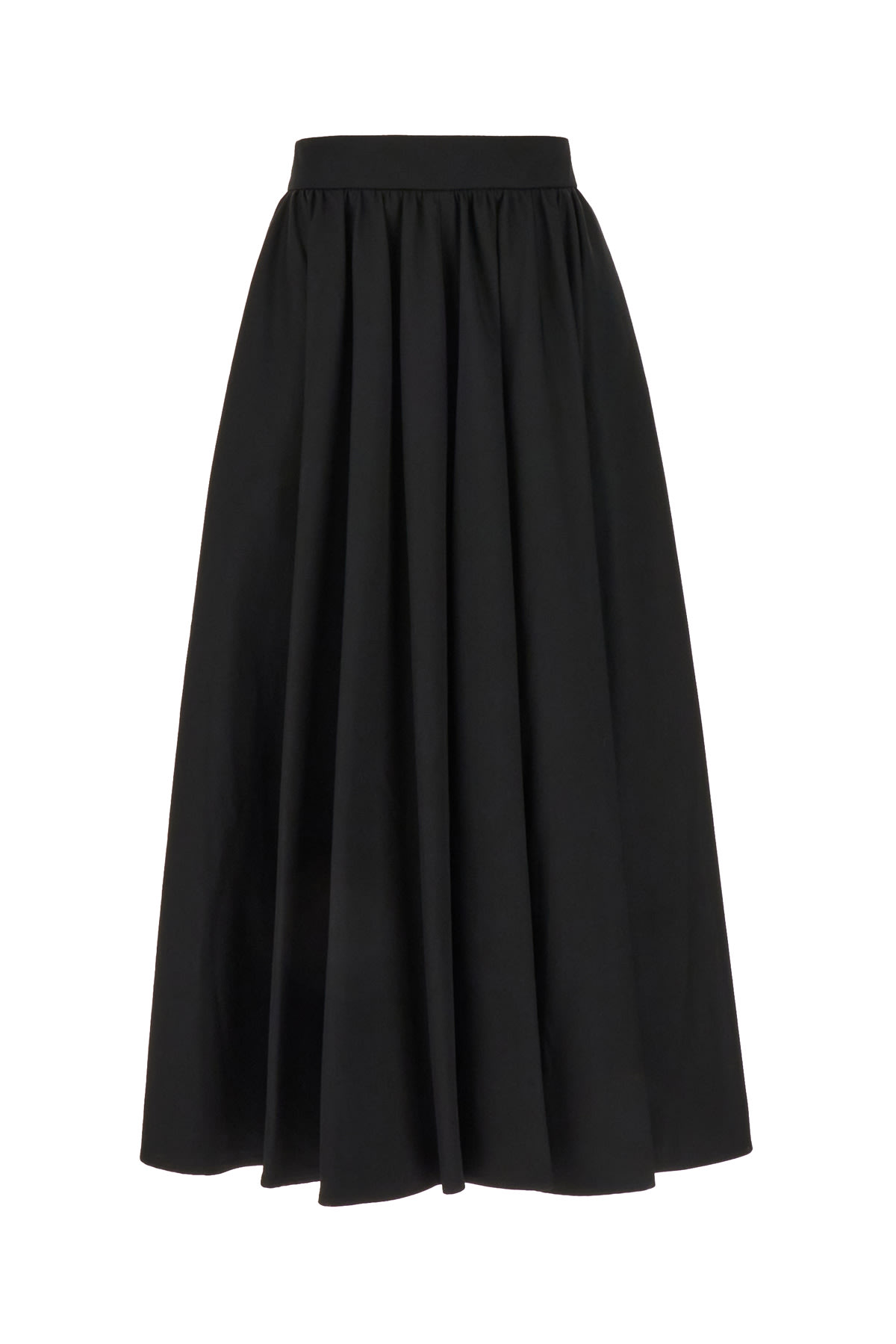 Patou Black Cotton Skirt