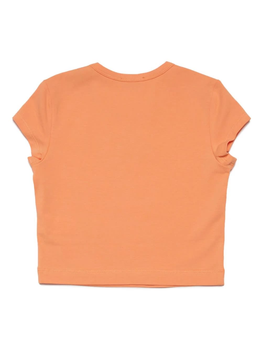 Shop Diesel T-shirt Con Logo In Orange