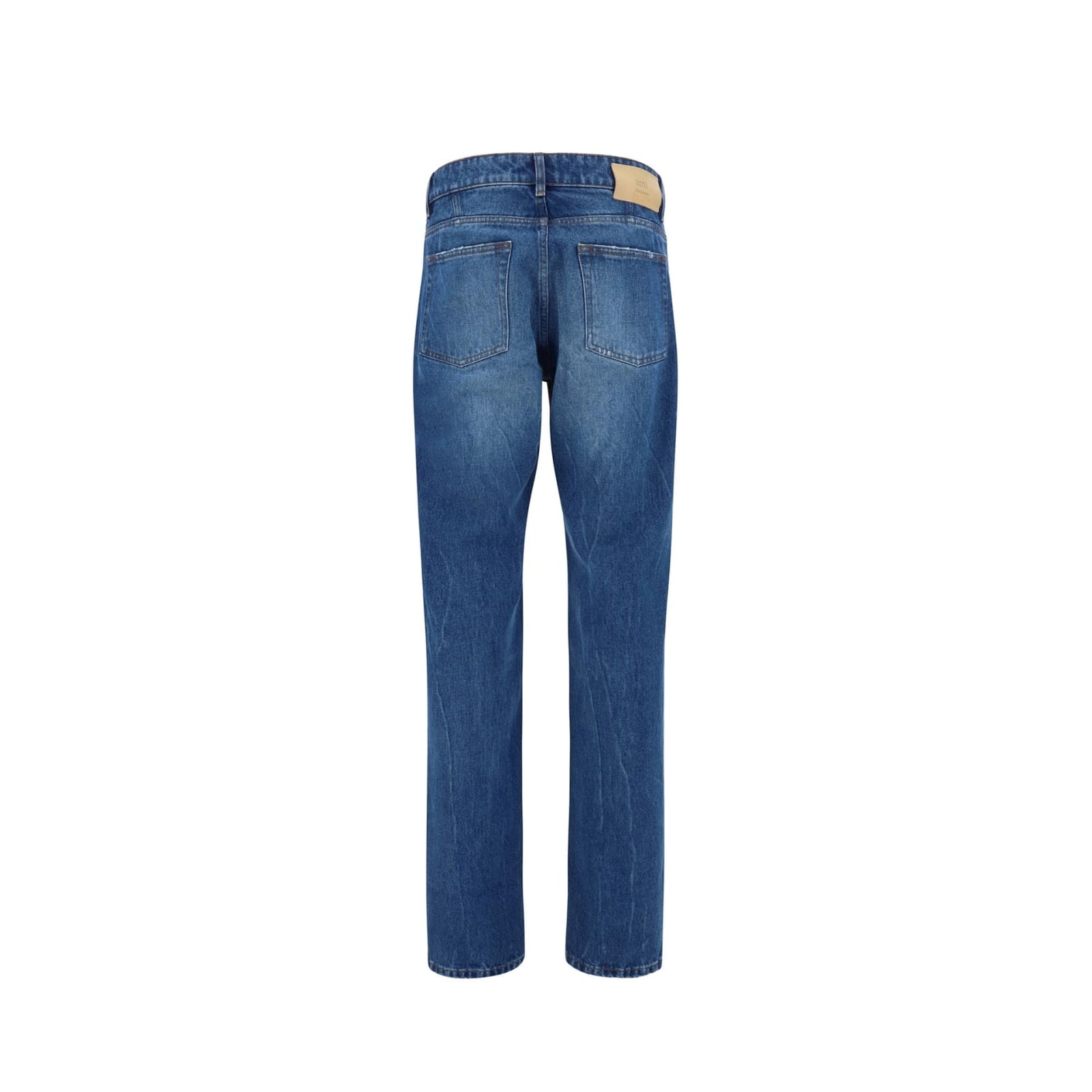 Shop Ami Alexandre Mattiussi Classic Fit Jeans In Blue