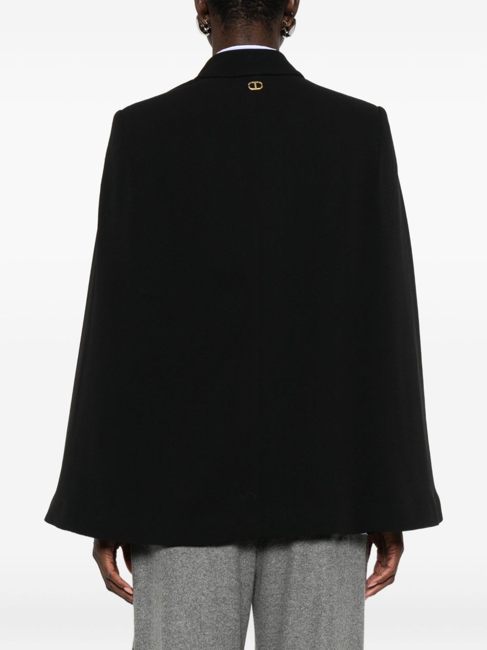 Twinset Flap-pocket Blazer In Black