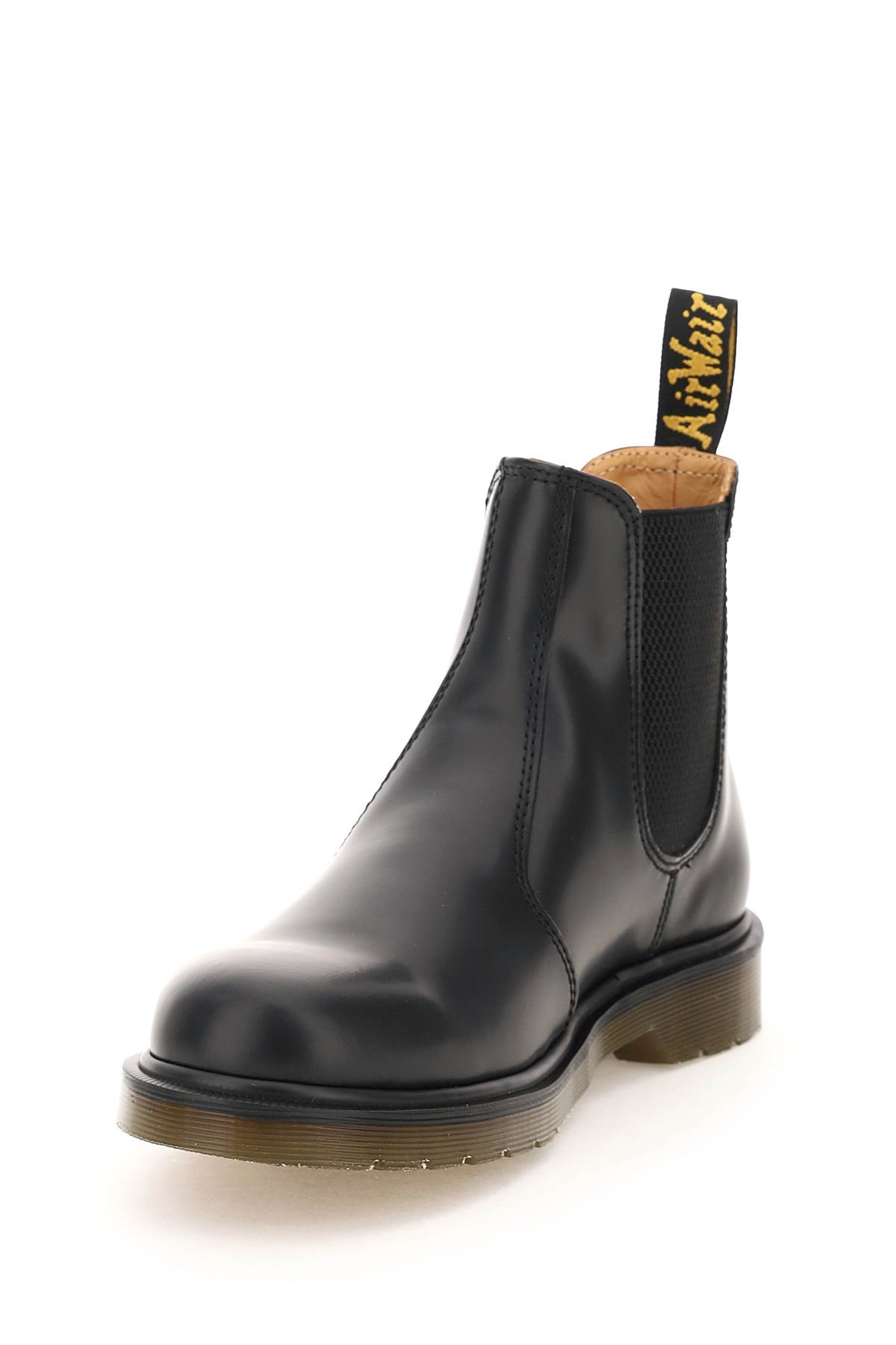 Shop Dr. Martens' Smooth Leather 2976 Chelsea Boots In Black (black)