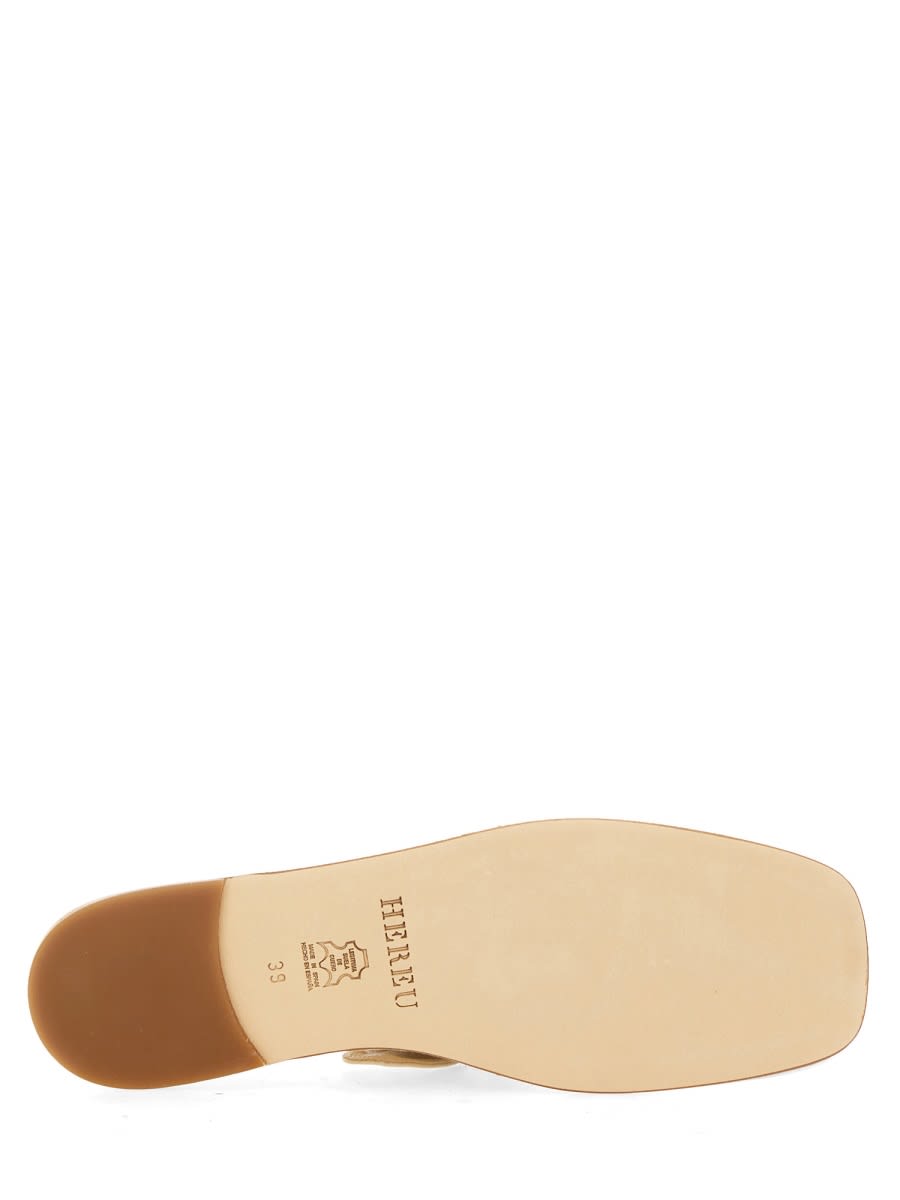 Shop Hereu Llasada Shoe In Beige