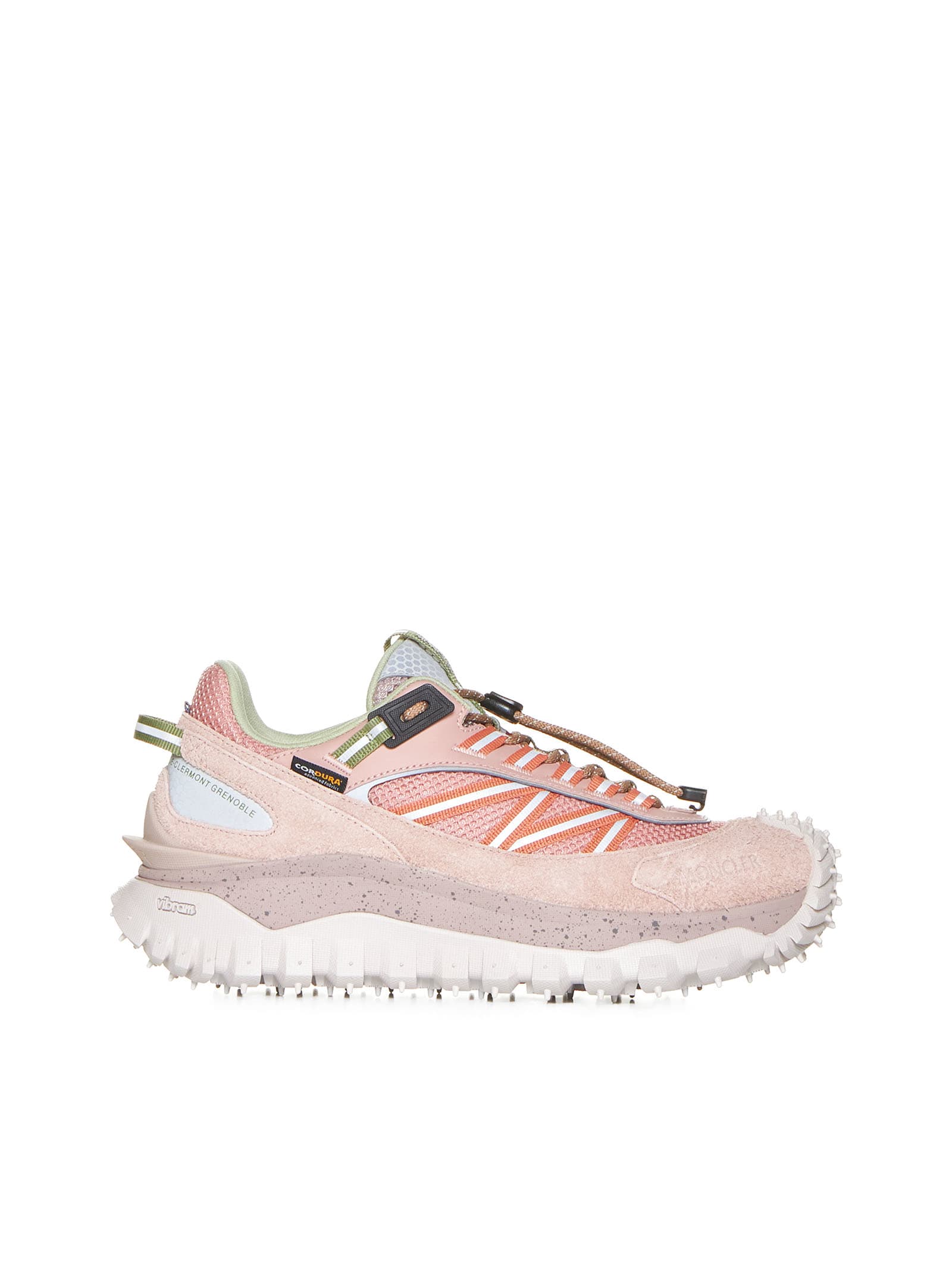 Shop Moncler Sneakers In Pink