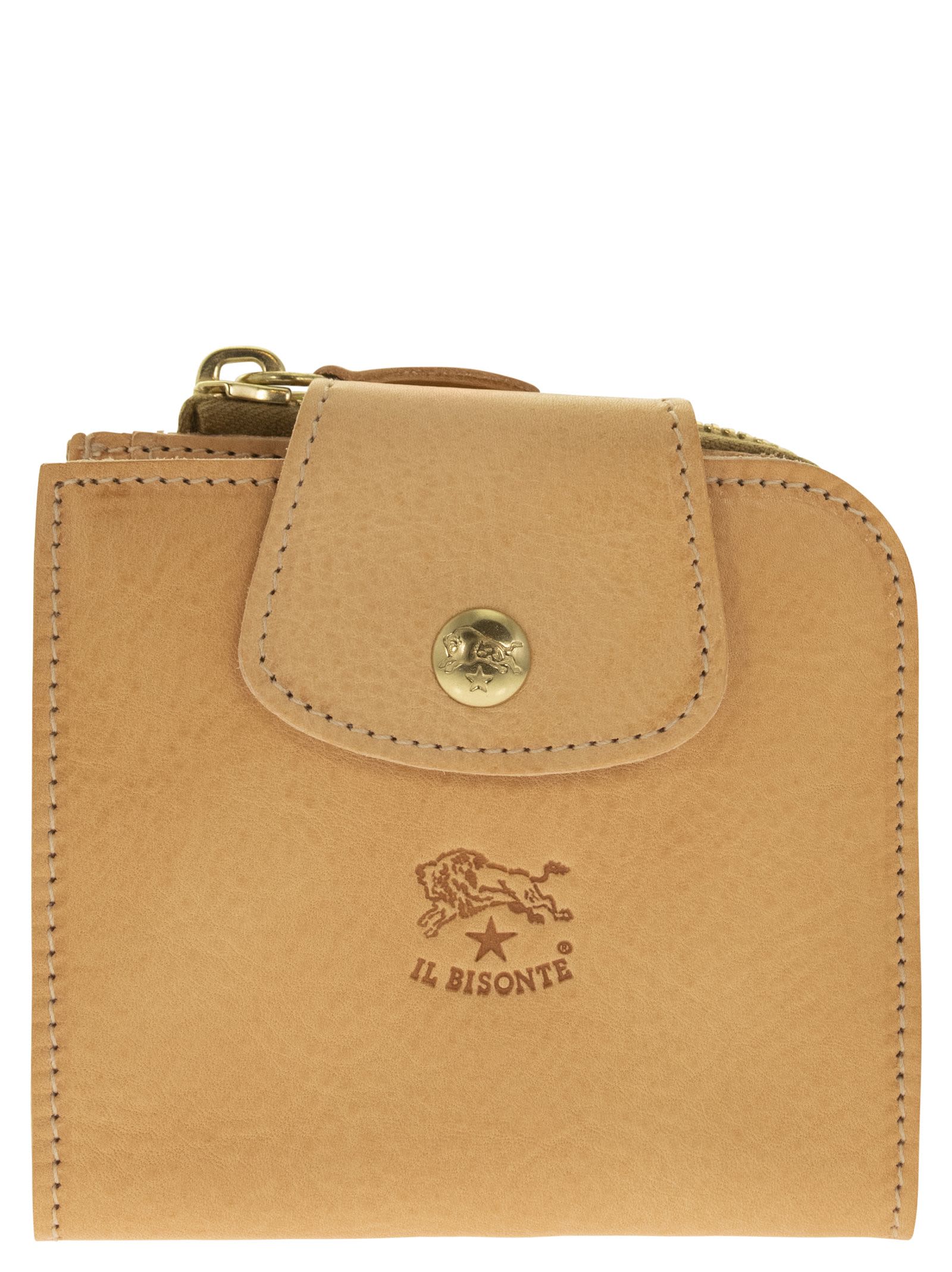 Il Bisonte Medium Acero - Medium Leather Wallet