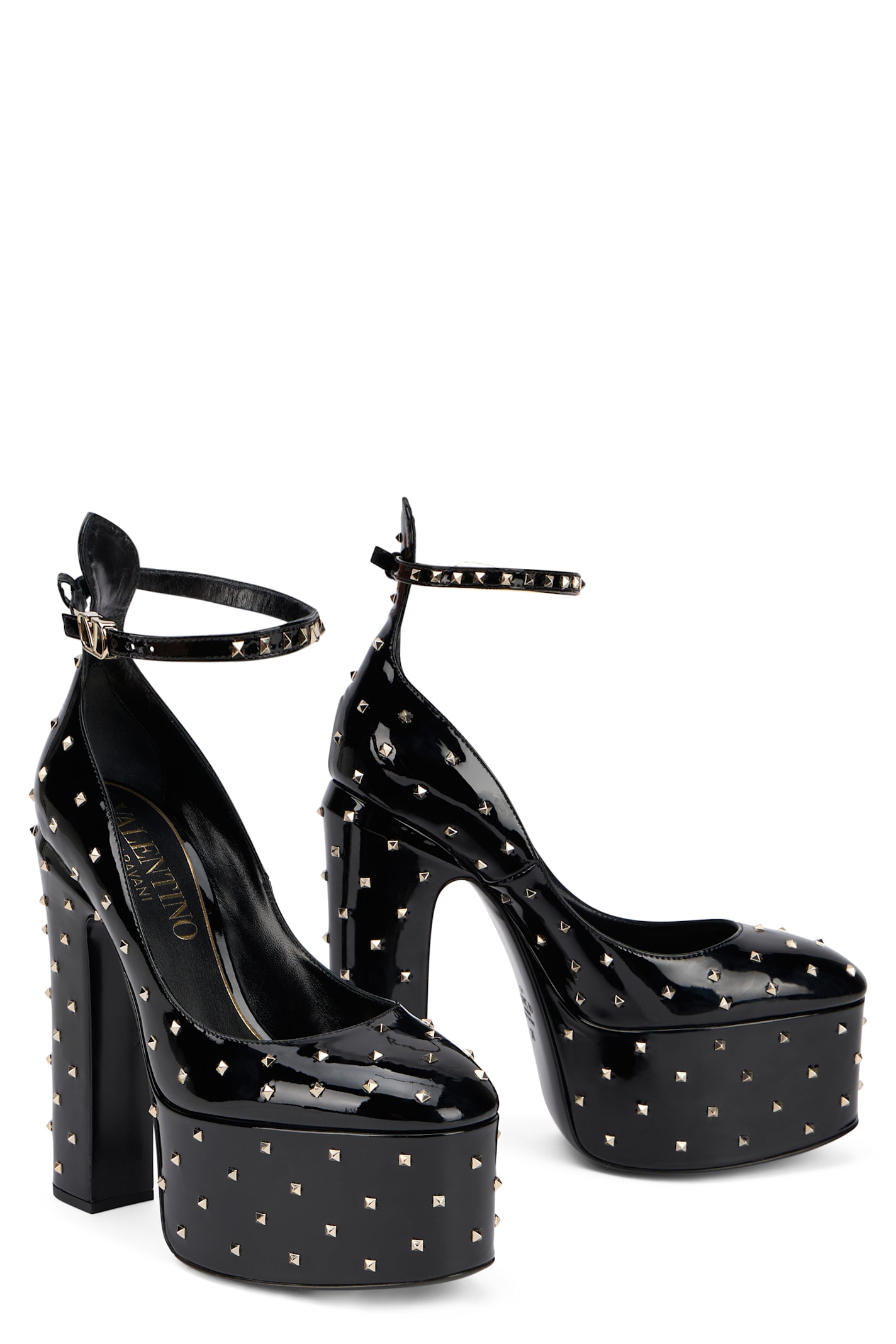 Valentino Elegant High-heeled Shoes With A Plateau. In Multi