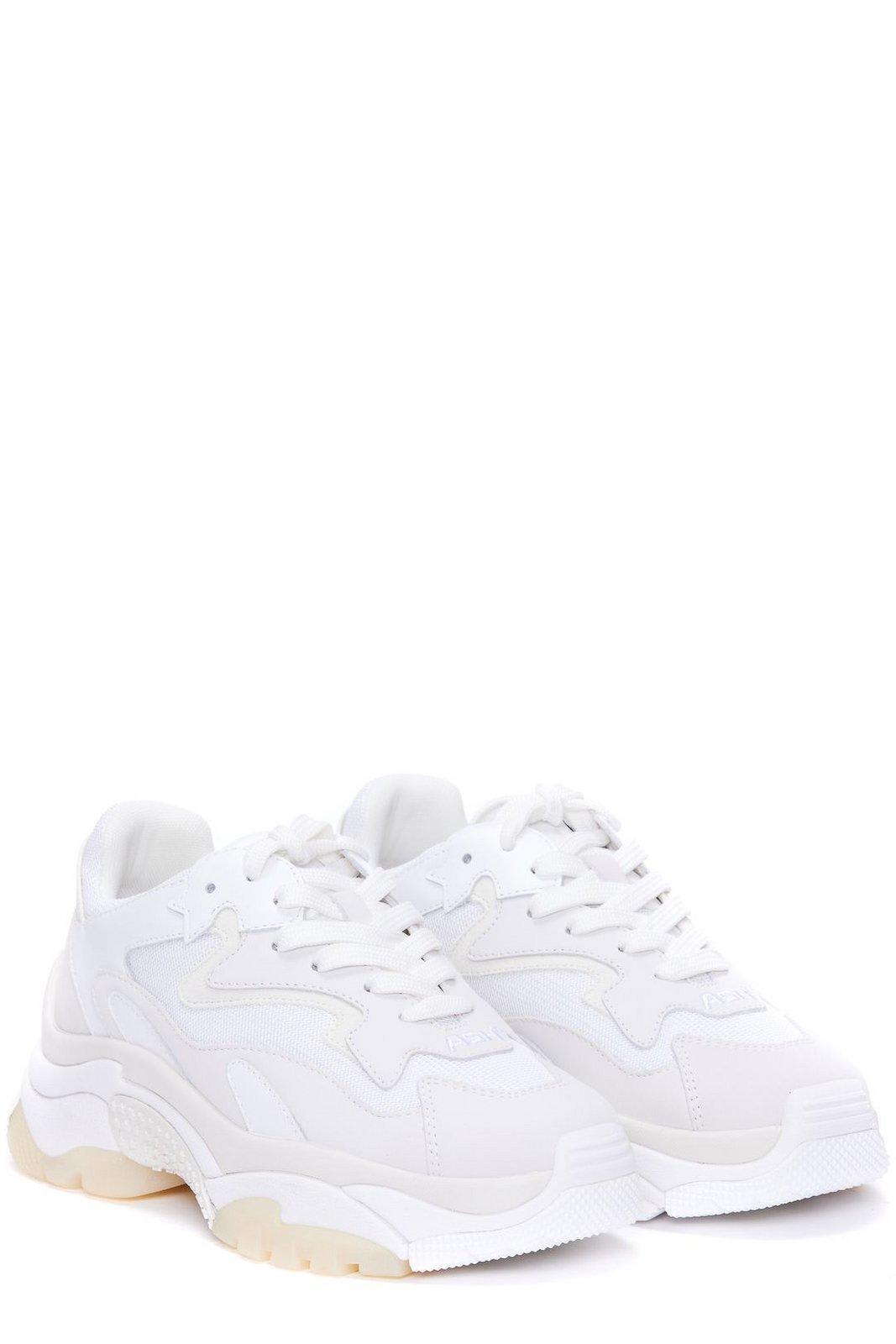 Shop Ash Addict Lace-up Sneakers In White