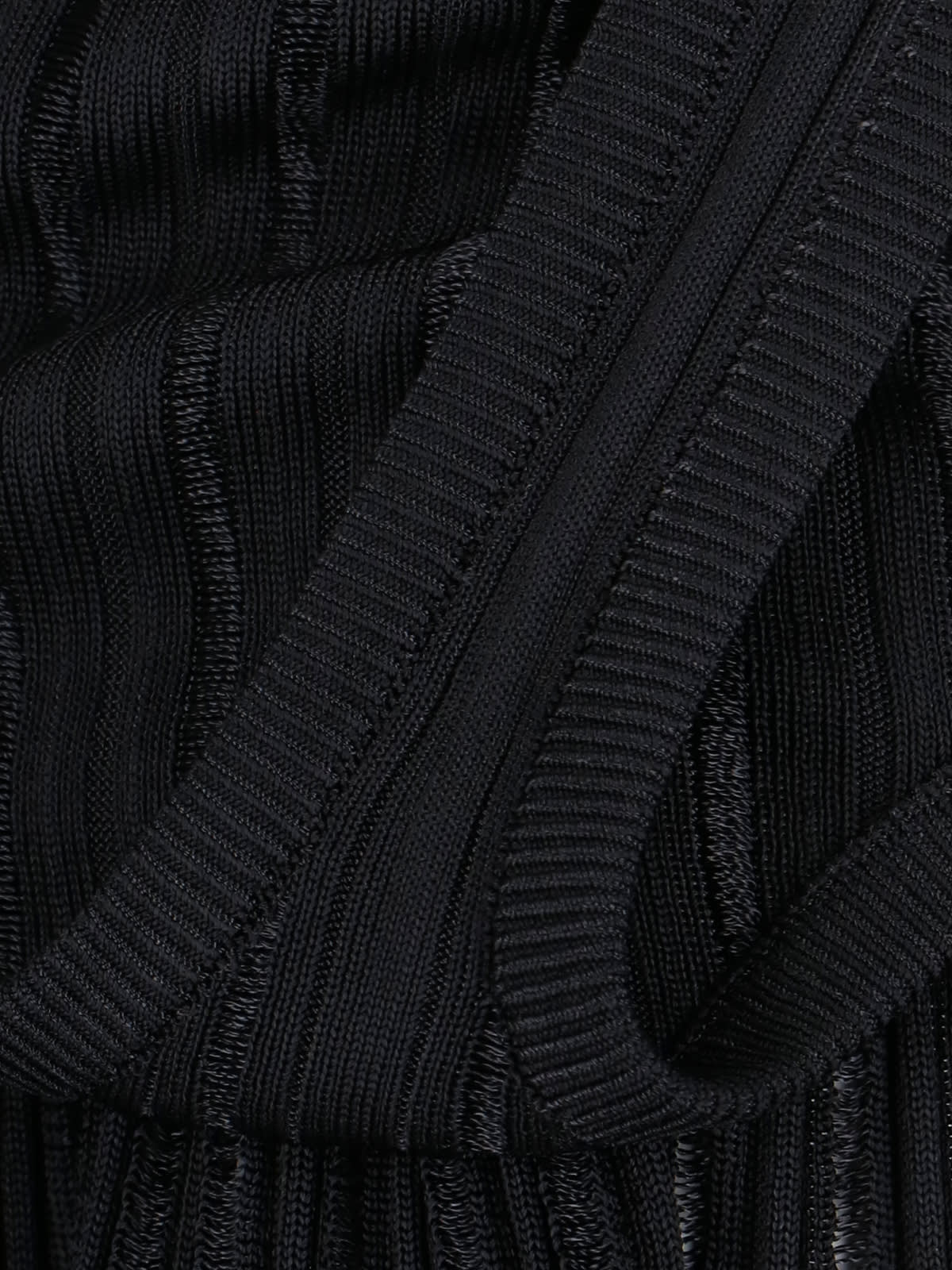 Shop Alaïa Crinoline Midi Dress In Black
