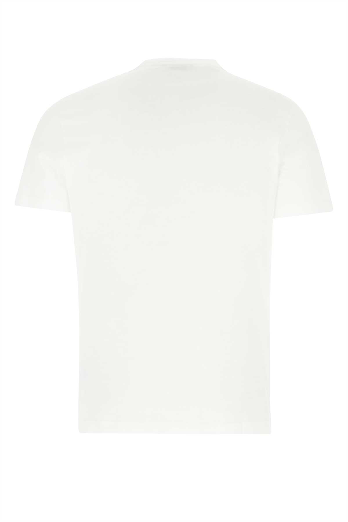 VERSACE WHITE COTTON T-SHIRT