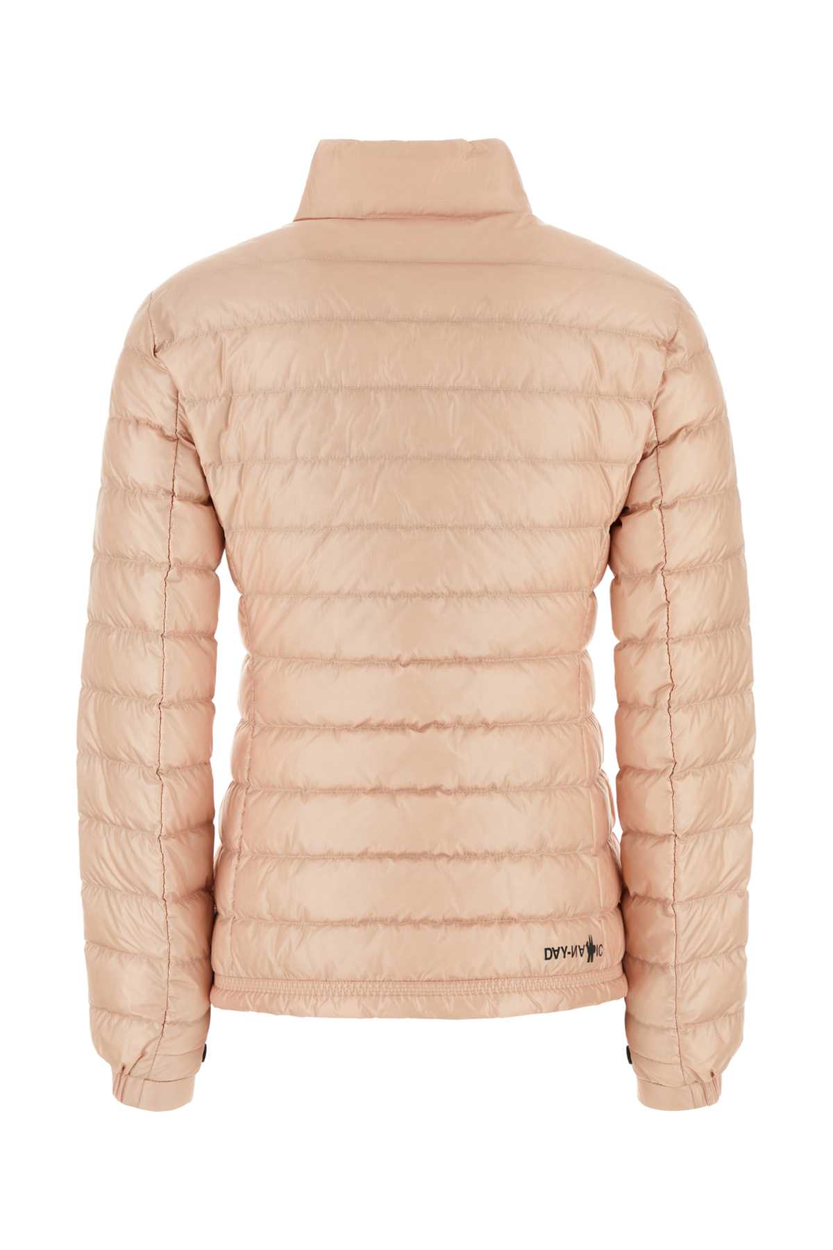 Shop Moncler Light Pink Stretch Nylon Walibi Down Jacket In 51k