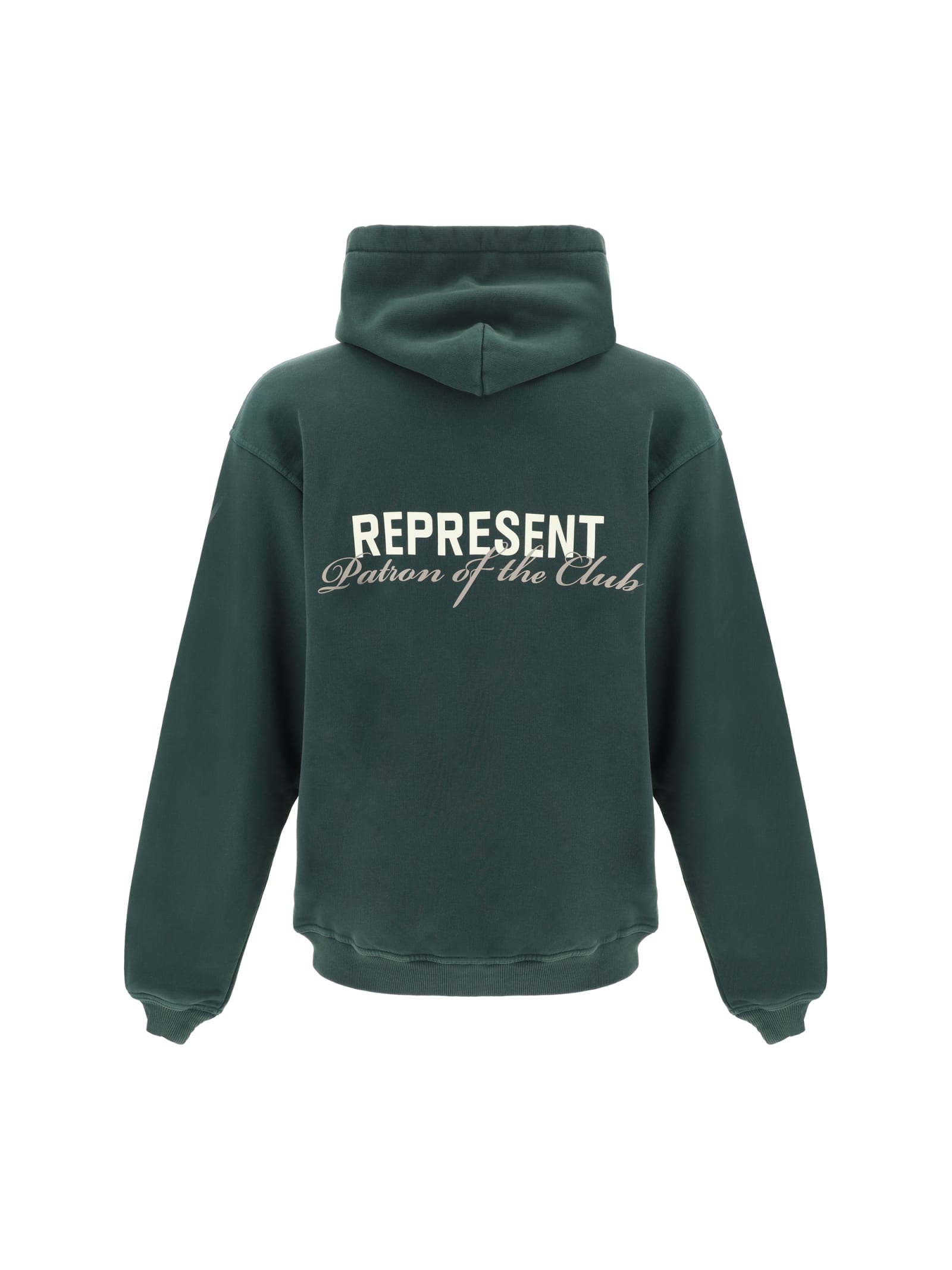 Shop Represent Hoodie In Forest Green