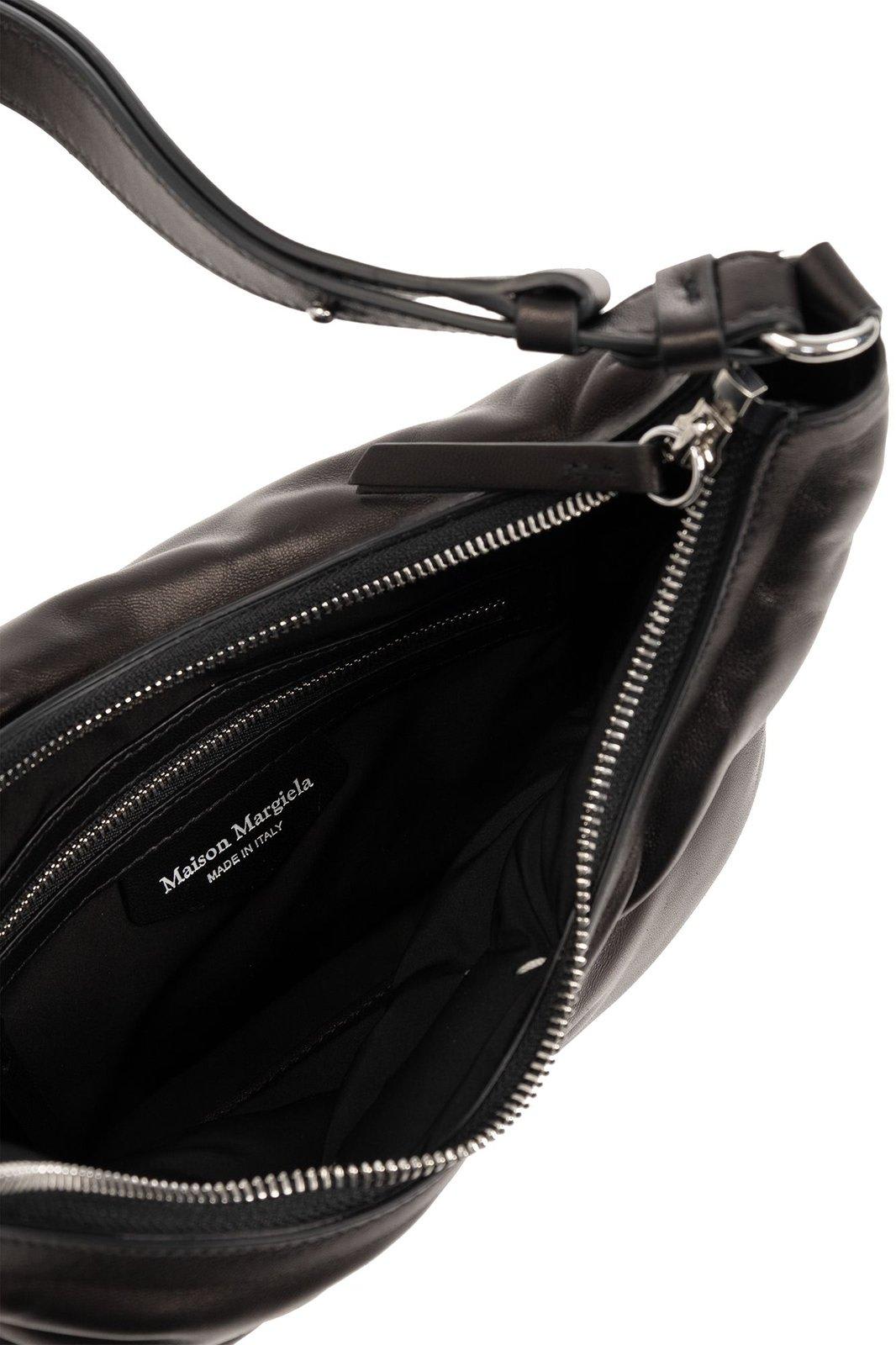 Shop Maison Margiela Glam Slam Small Shoulder Bag In Nero