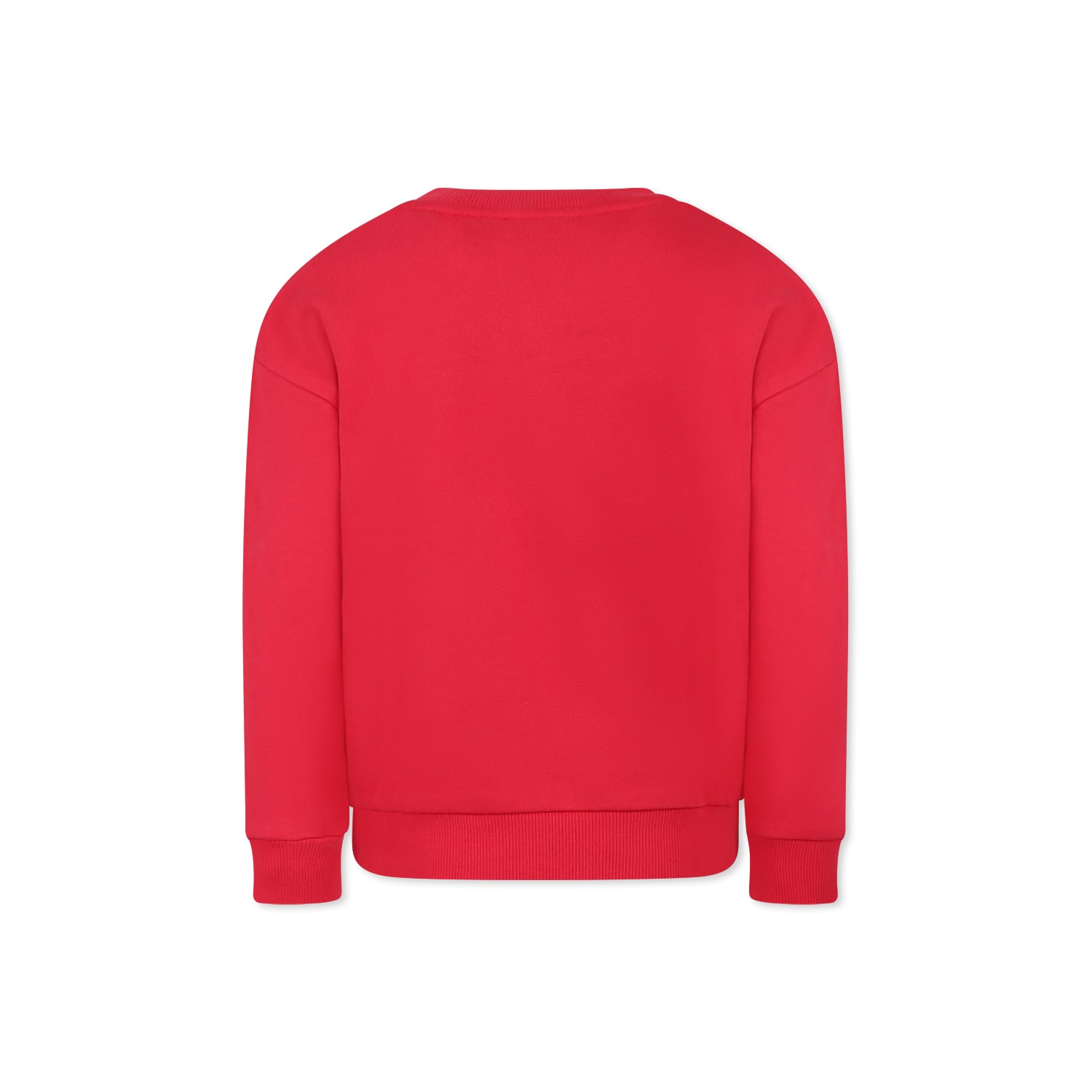 Rykiel Enfant Fuchsia Sweatshirt For Girl With Logo In Fuchsia