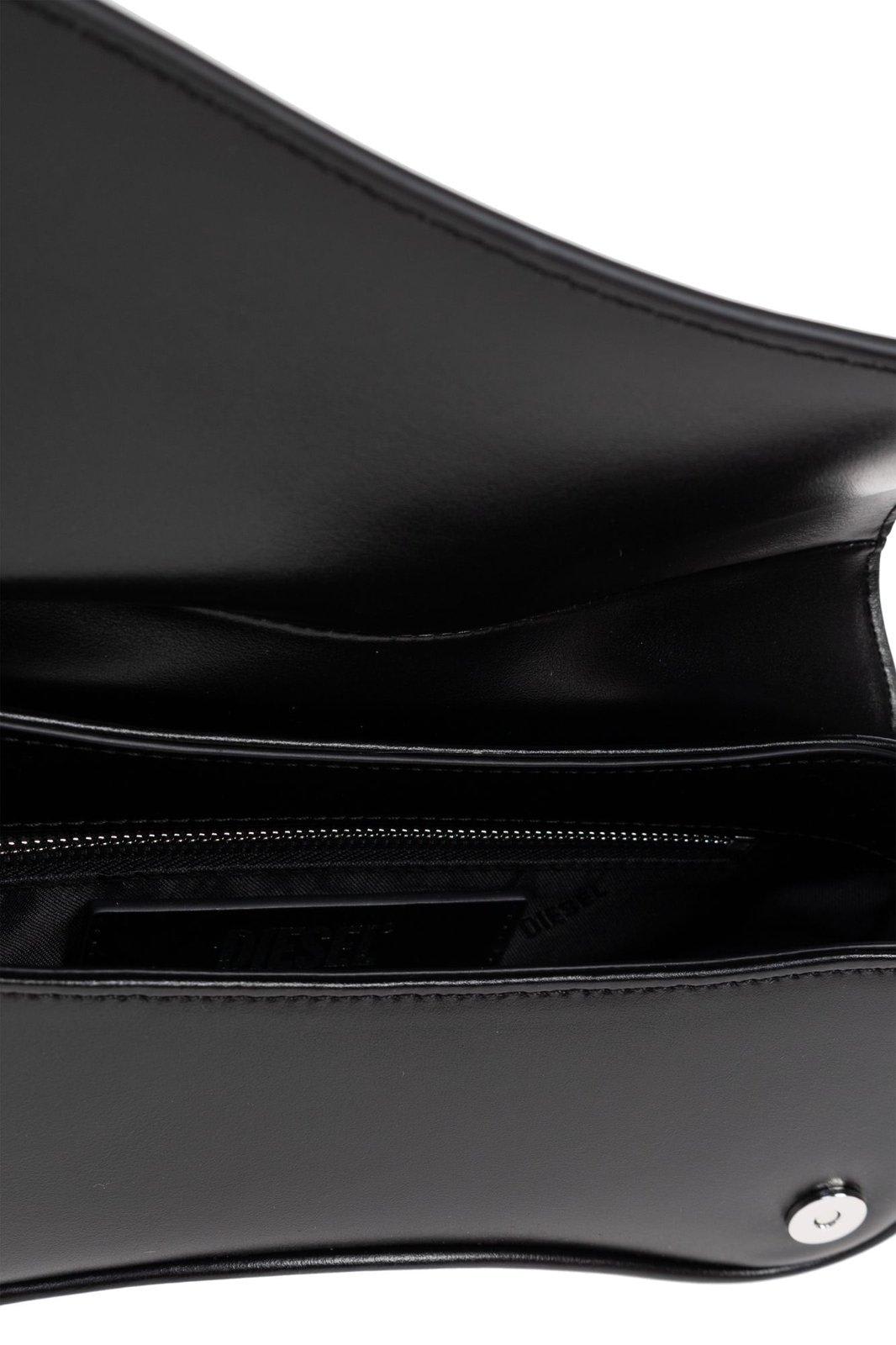 Diesel Black Play Clutch Clutch Bag In Black