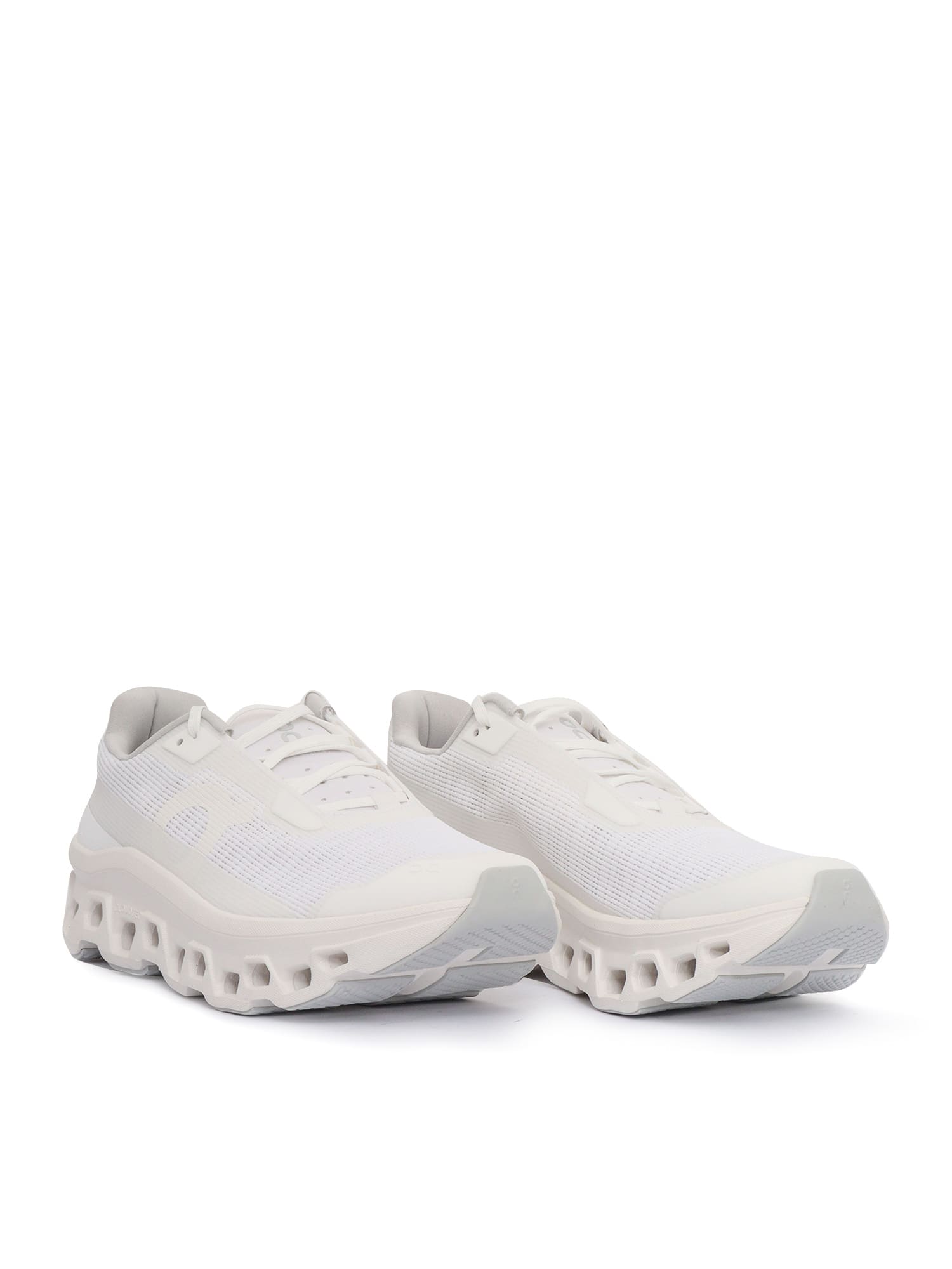 On Cloudmster Void Sneakers In White