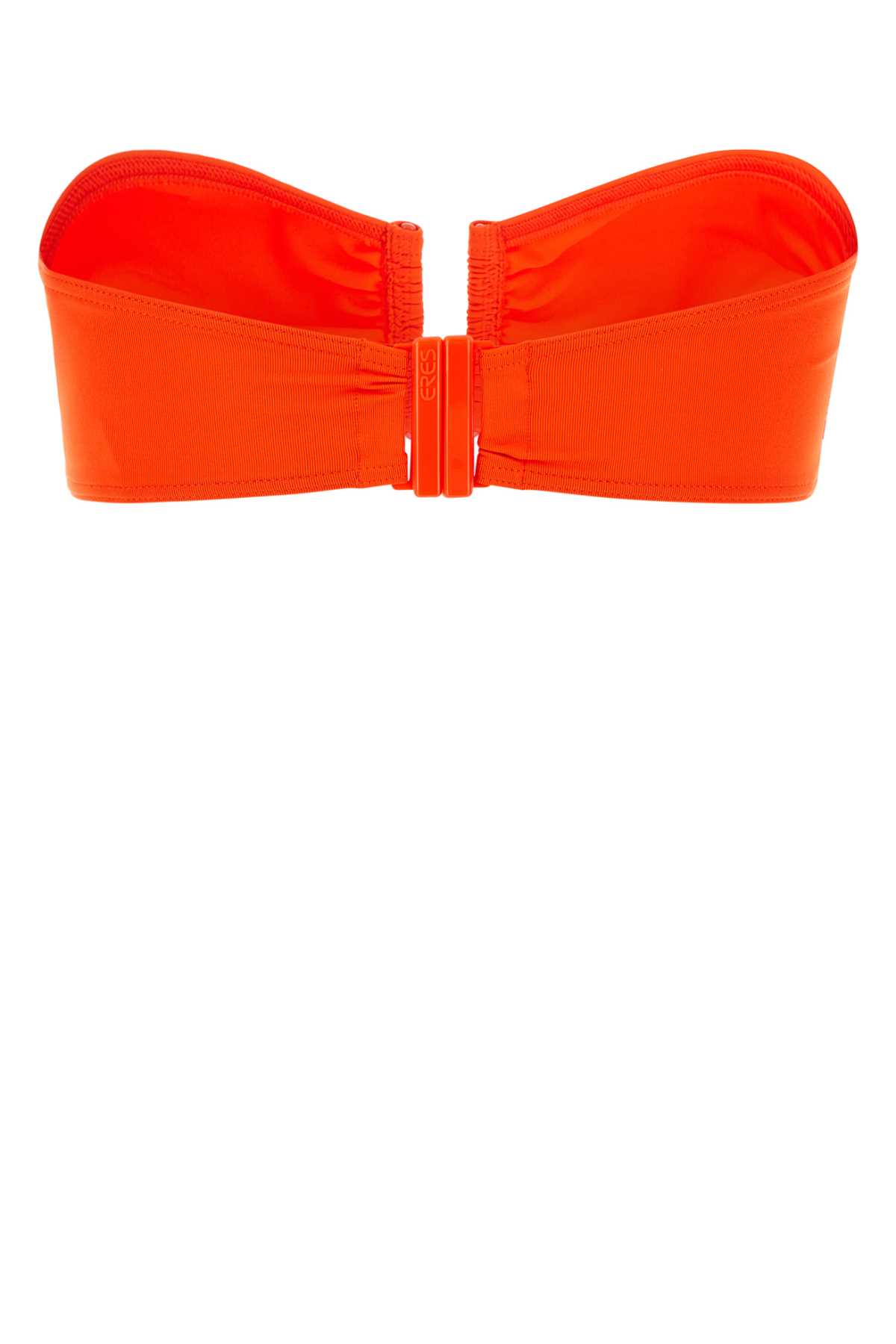 Shop Eres Orange Stretch Nylon Bikini Top In Soleil24e