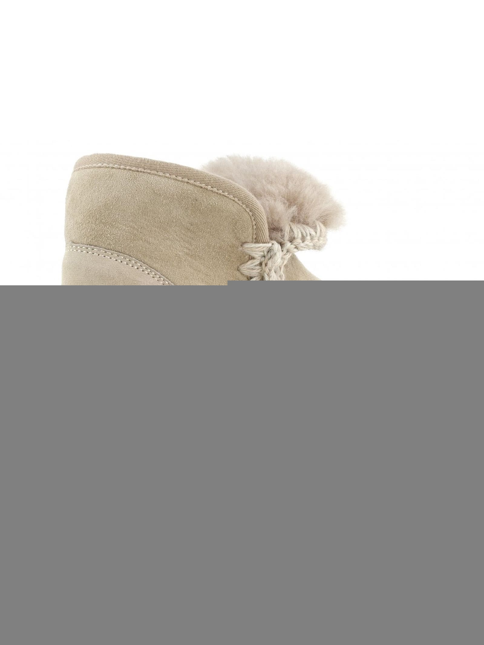 Shop Mou Eskimo Jogger In Camel Beige Sheepskin