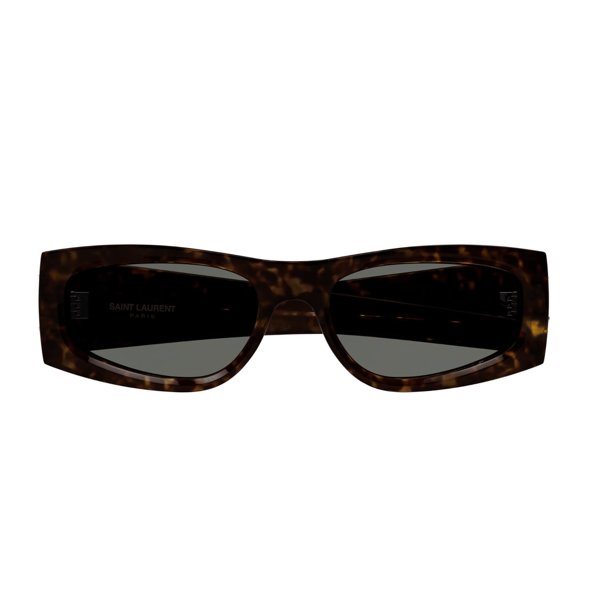 Saint Laurent Sl M140 Linea Monogram 003 Havana Grey Sunglasses In Brown