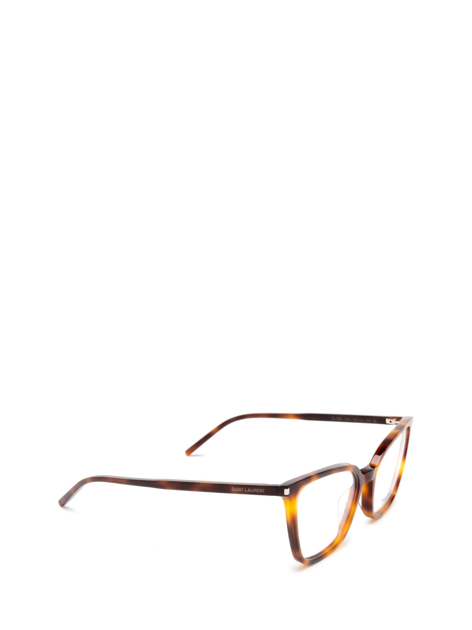Saint Laurent Sl 669 Havana Glasses In 003 Havana Havana Transpa