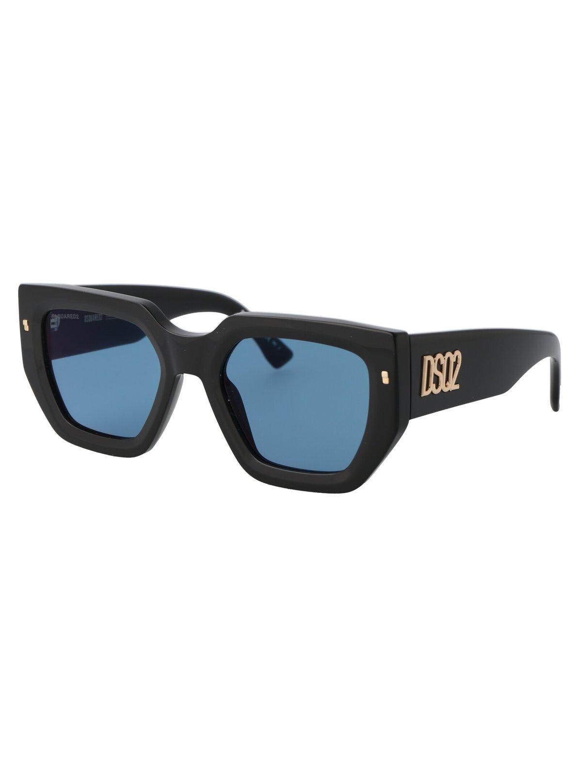 Dsquared2 D2 Squared Acetate Sunglasses In Etj/mt Black Teal