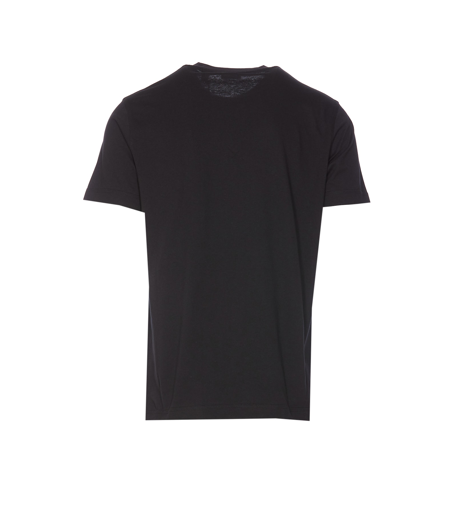 Shop Burberry Check Label T-shirt In Black