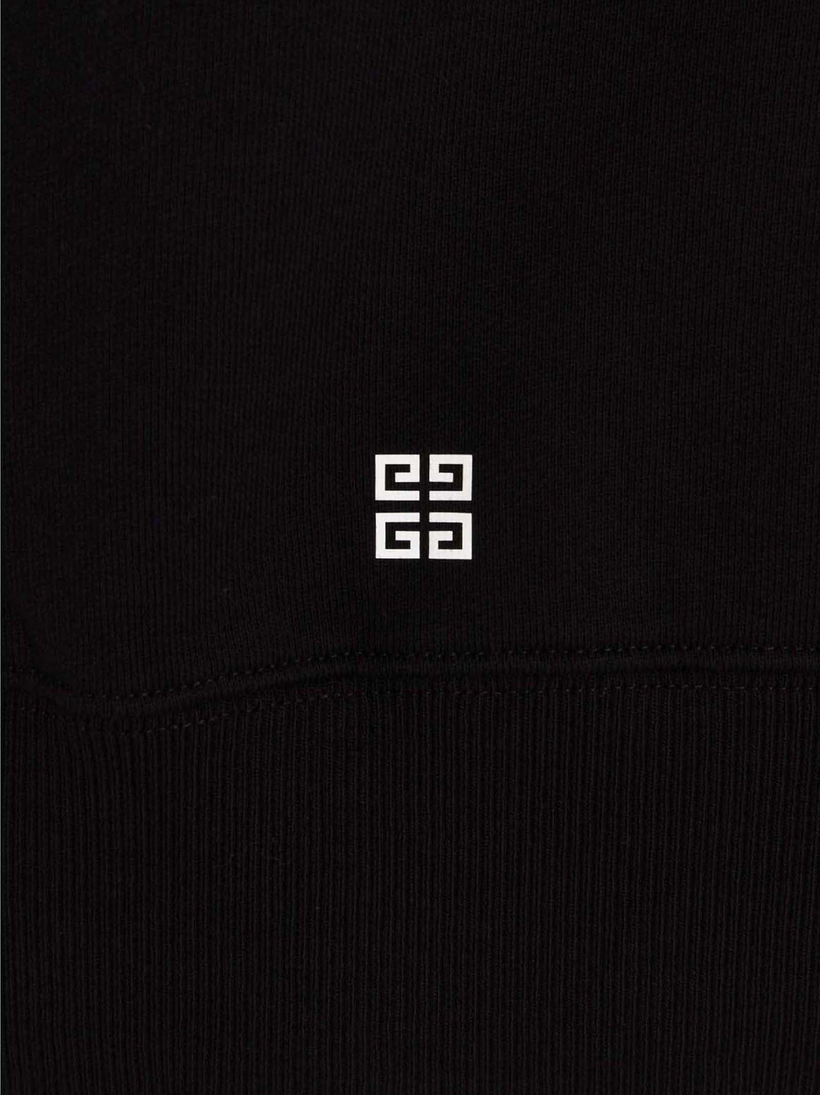 Shop Givenchy Logo Print Sweatshirt In Black
