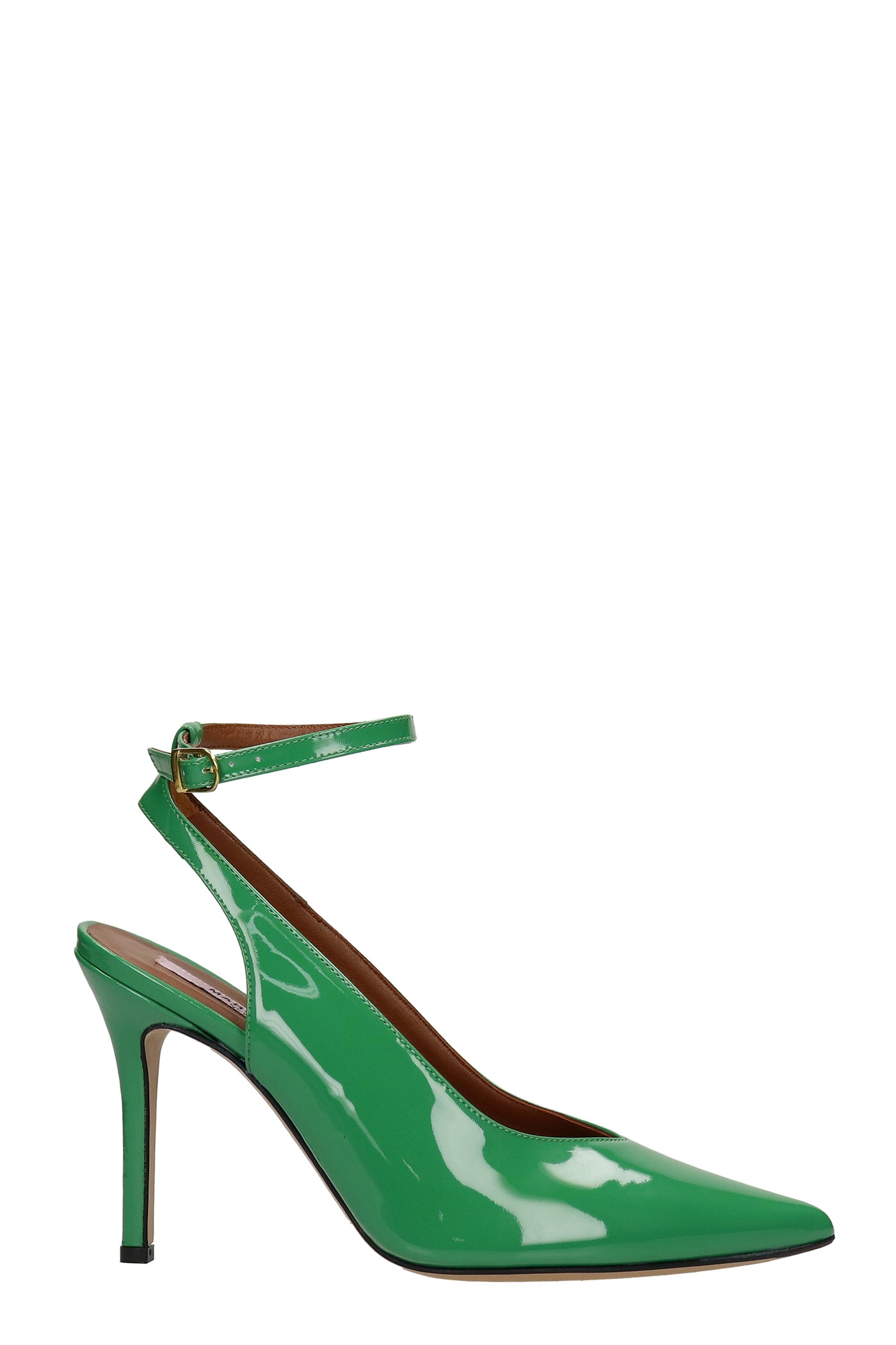Marc Ellis Mabel Pumps In Green Patent Leather