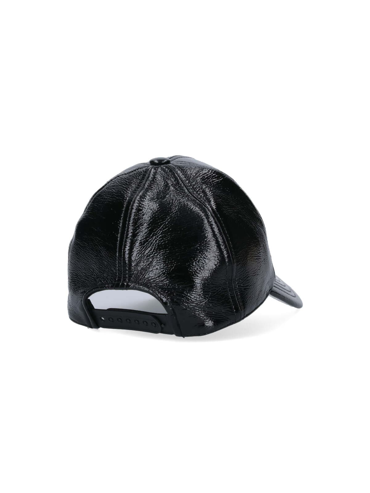 Shop Courrèges Vynil Reedition Baseball Cap In Black