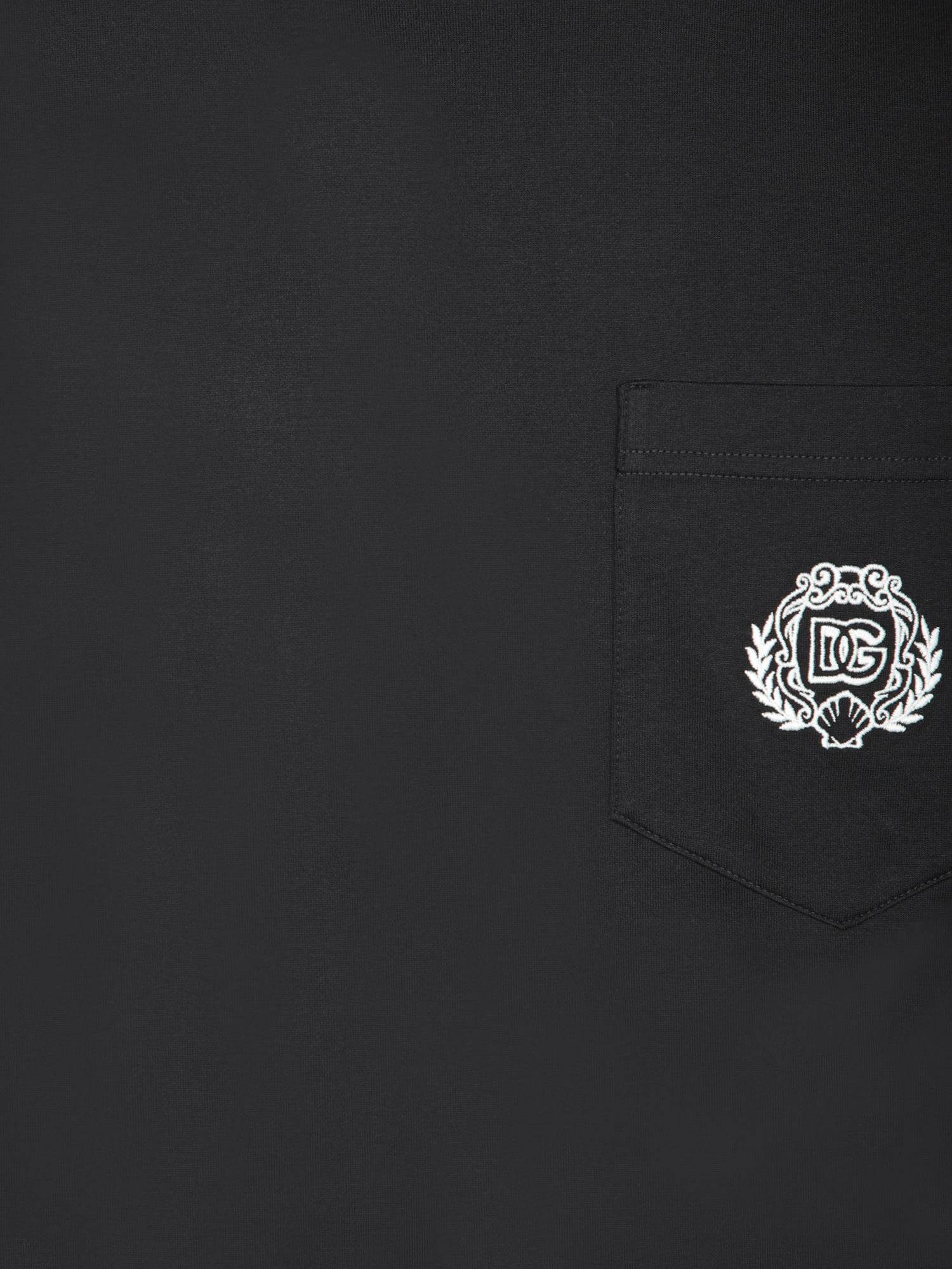 Dolce & Gabbana Pocket T-shirt In Black