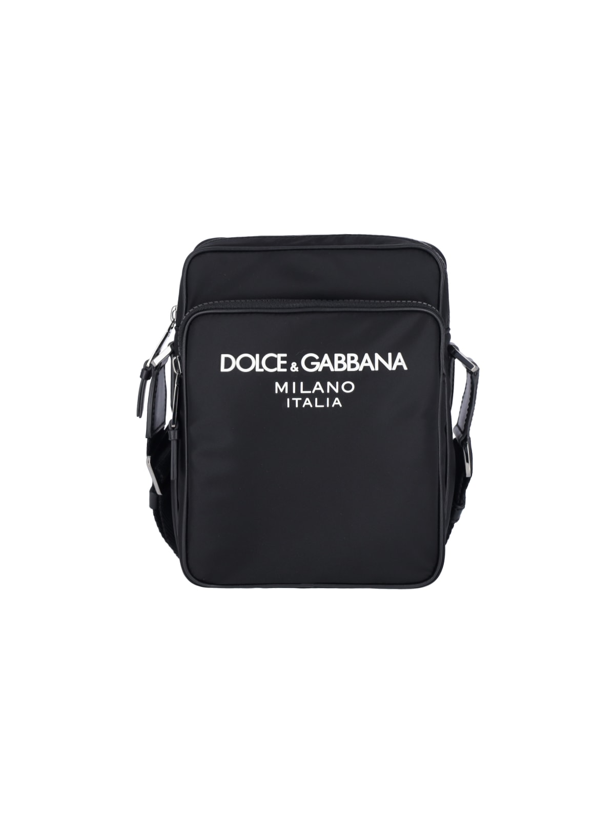 Shop Dolce & Gabbana Logo Shoulder Bag In Nero/nero