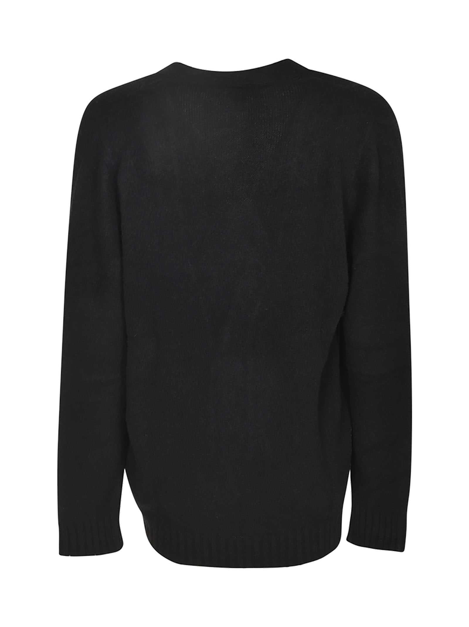 Avant Toi V-neck 3-buttoned Cardigan In Black