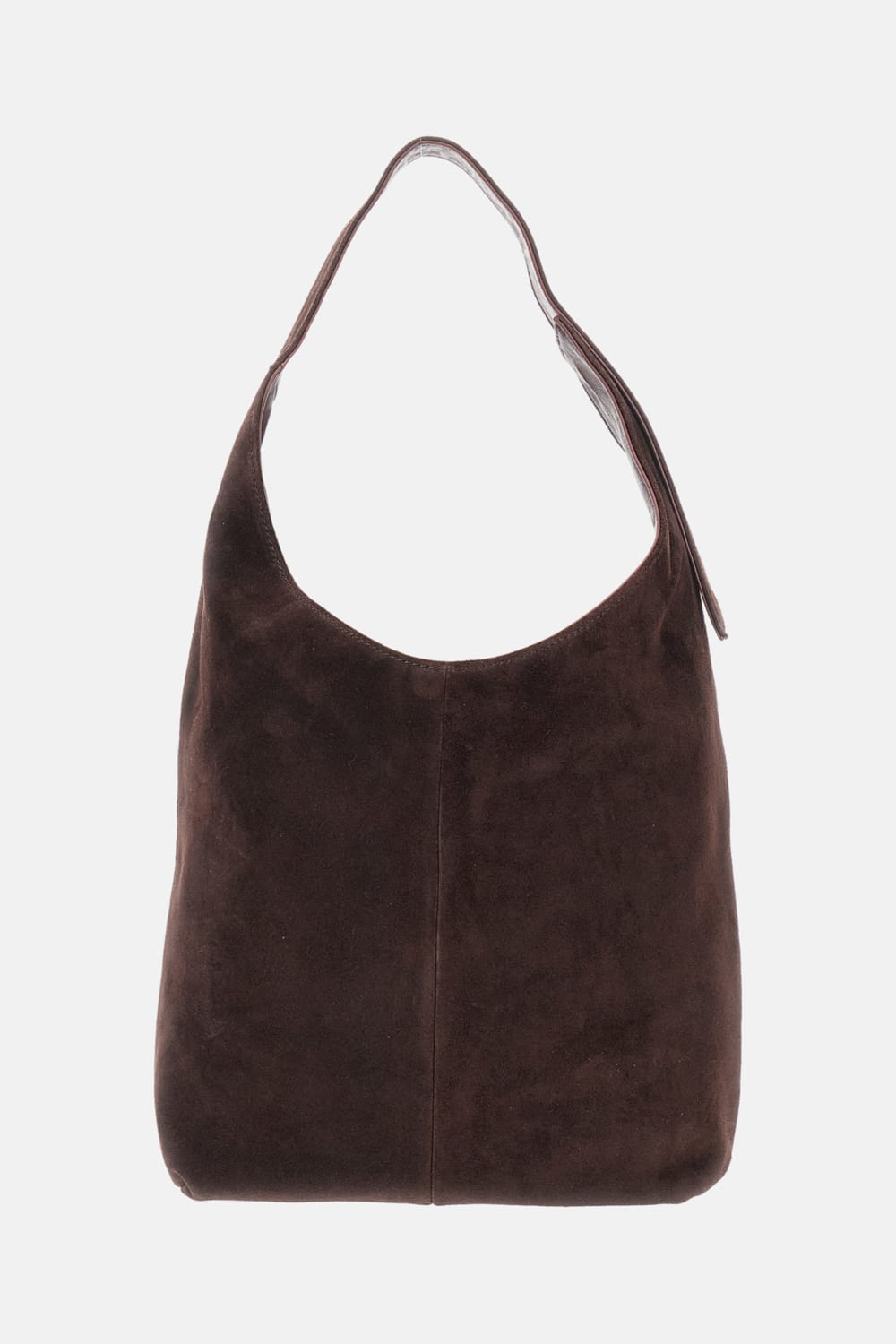 Maeden Suede Monday Bag In Brown