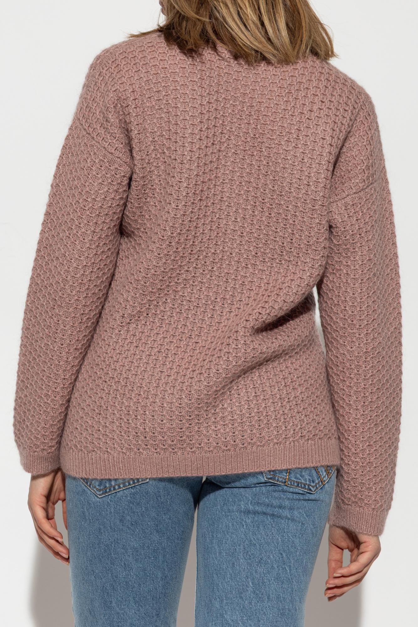 Fabiana Filippi V-neck Sweater In Pink